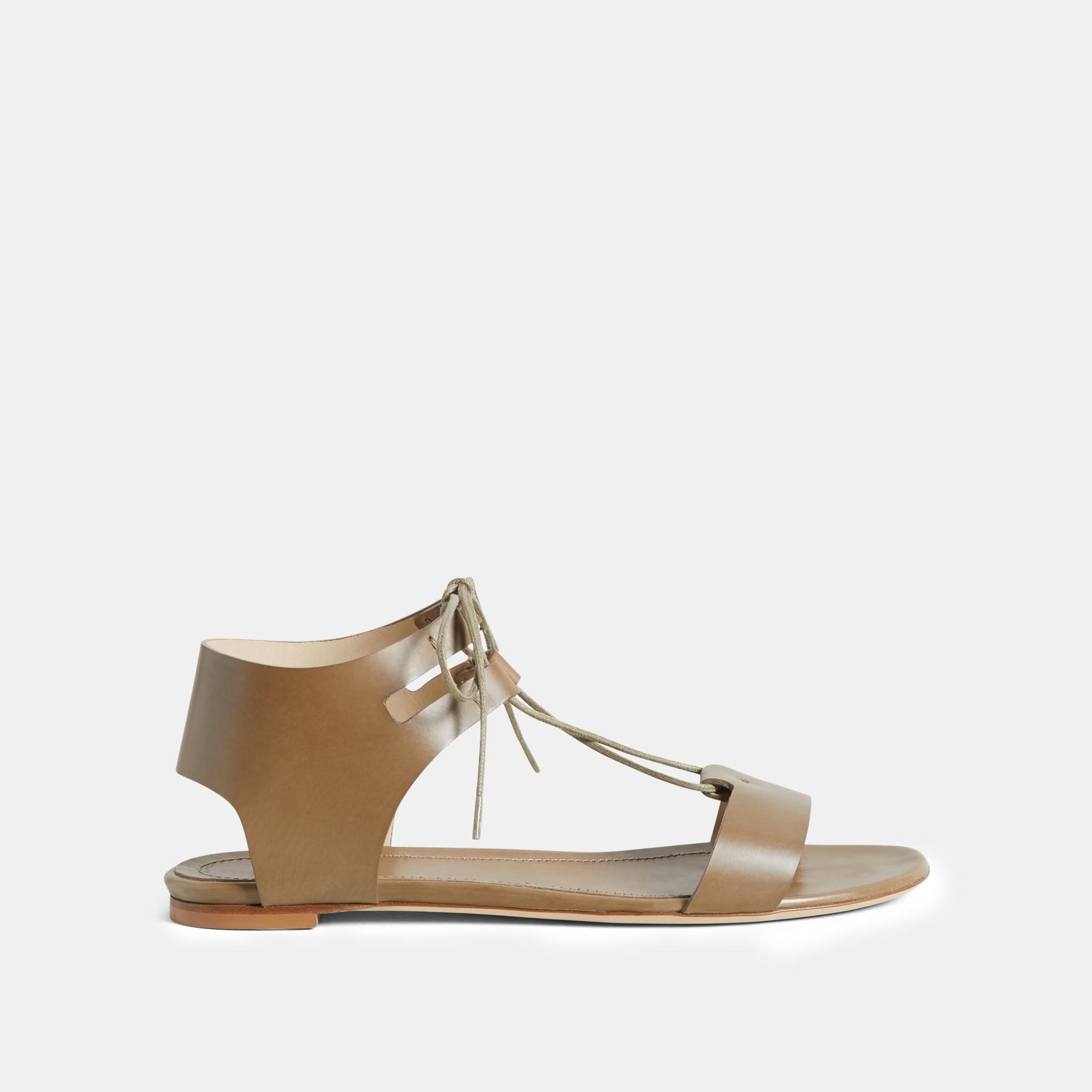 Theory Laced Sandal in Leather