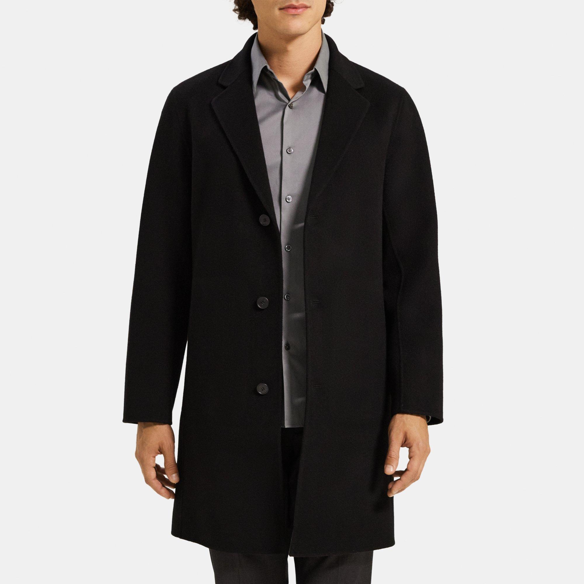 Double-Face Wool-Cashmere Tailored Coat | Theory