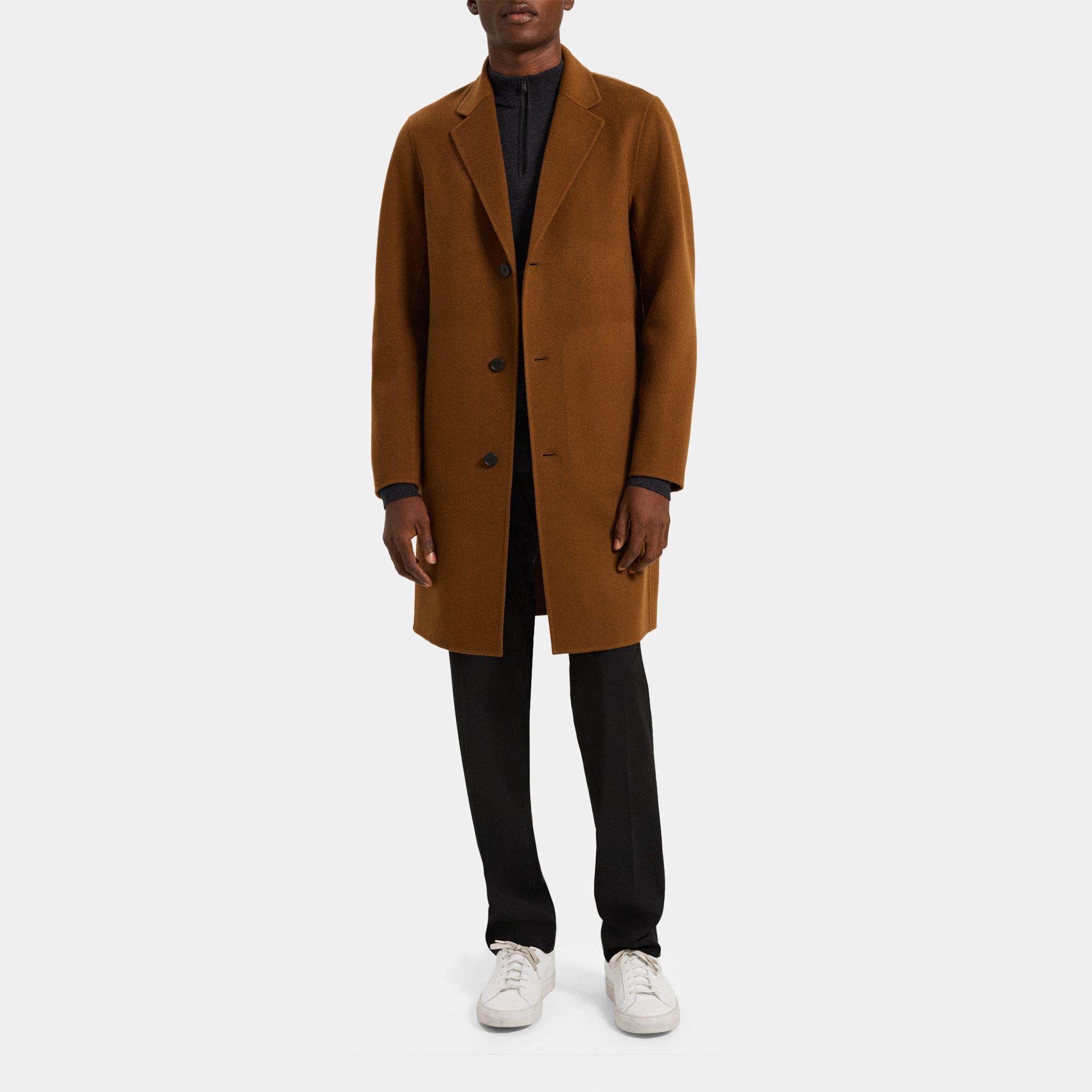 CASHMERE BLEND DOUBLE TAILORED COAT