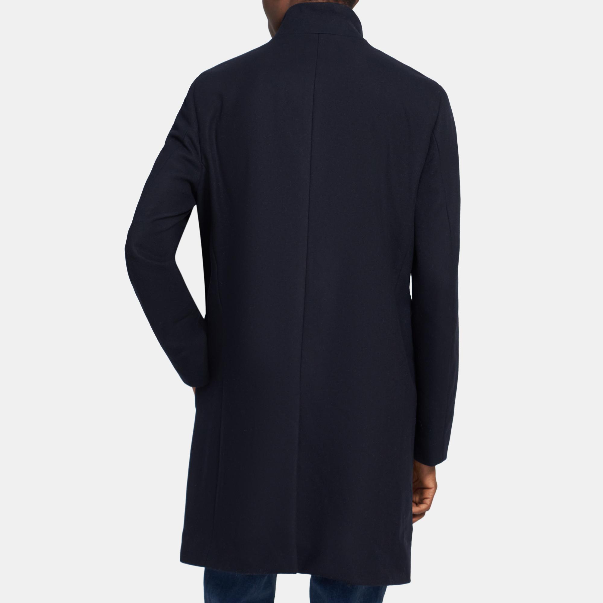 Theory Outlet Official Site | Belvin Coat in Wool Melton