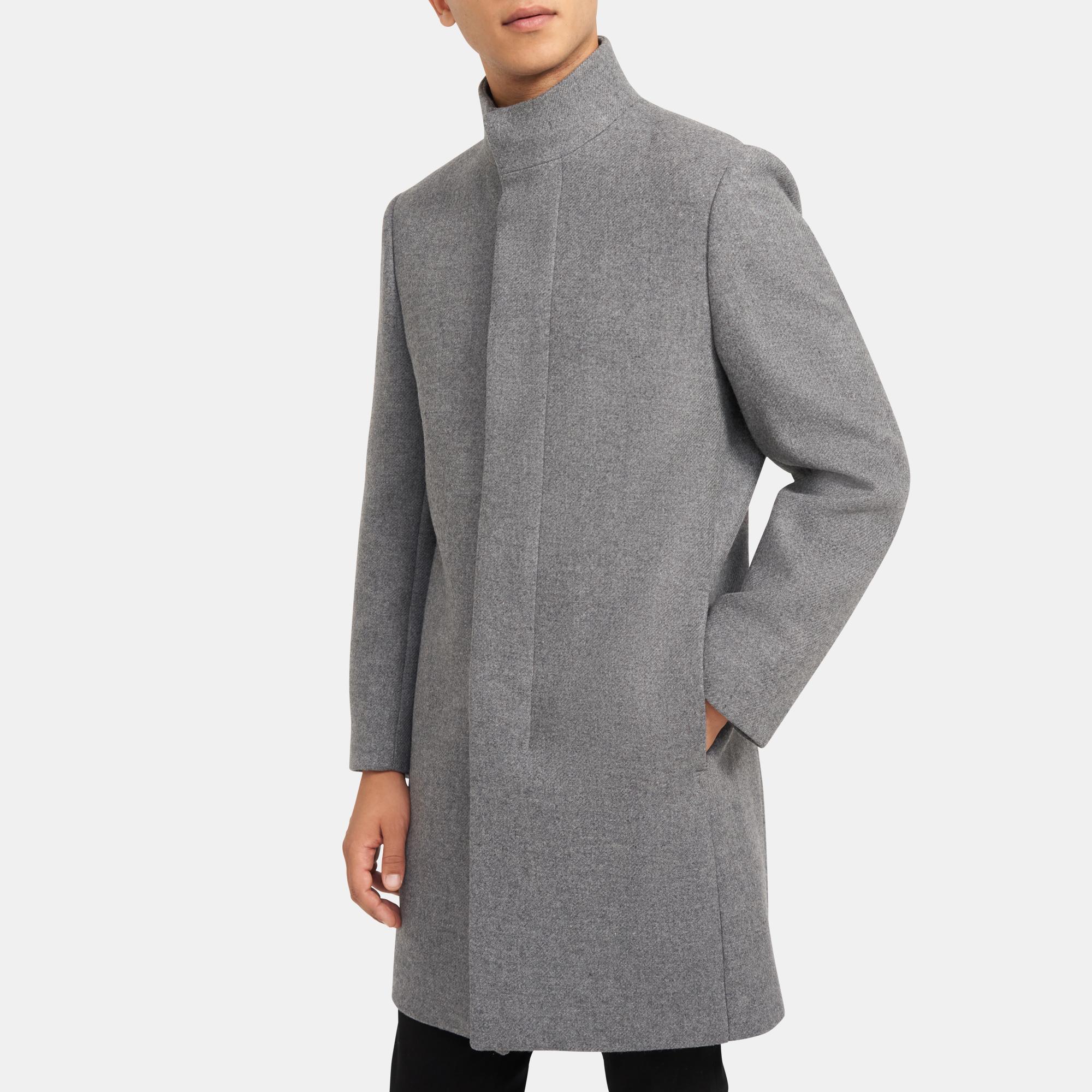 Recycled Melton Belvin Coat | Theory