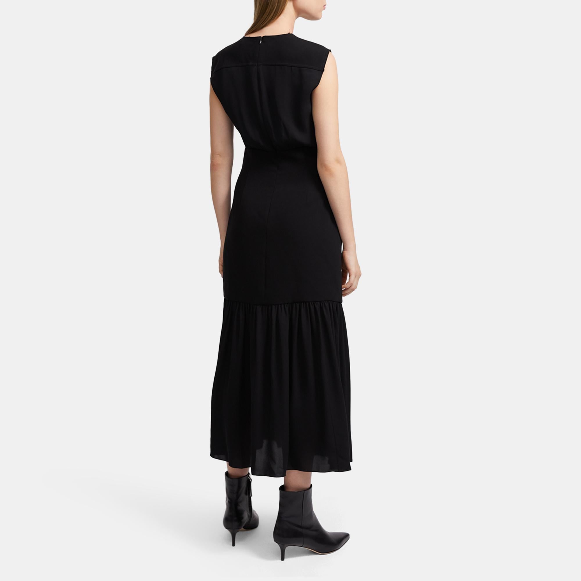 Theory Outlet Site | Maxi Dress in Silk