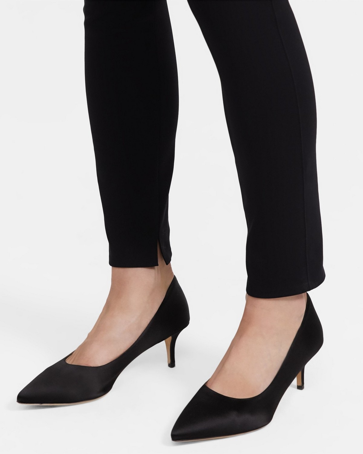 Theory City 55 Pump in Satin