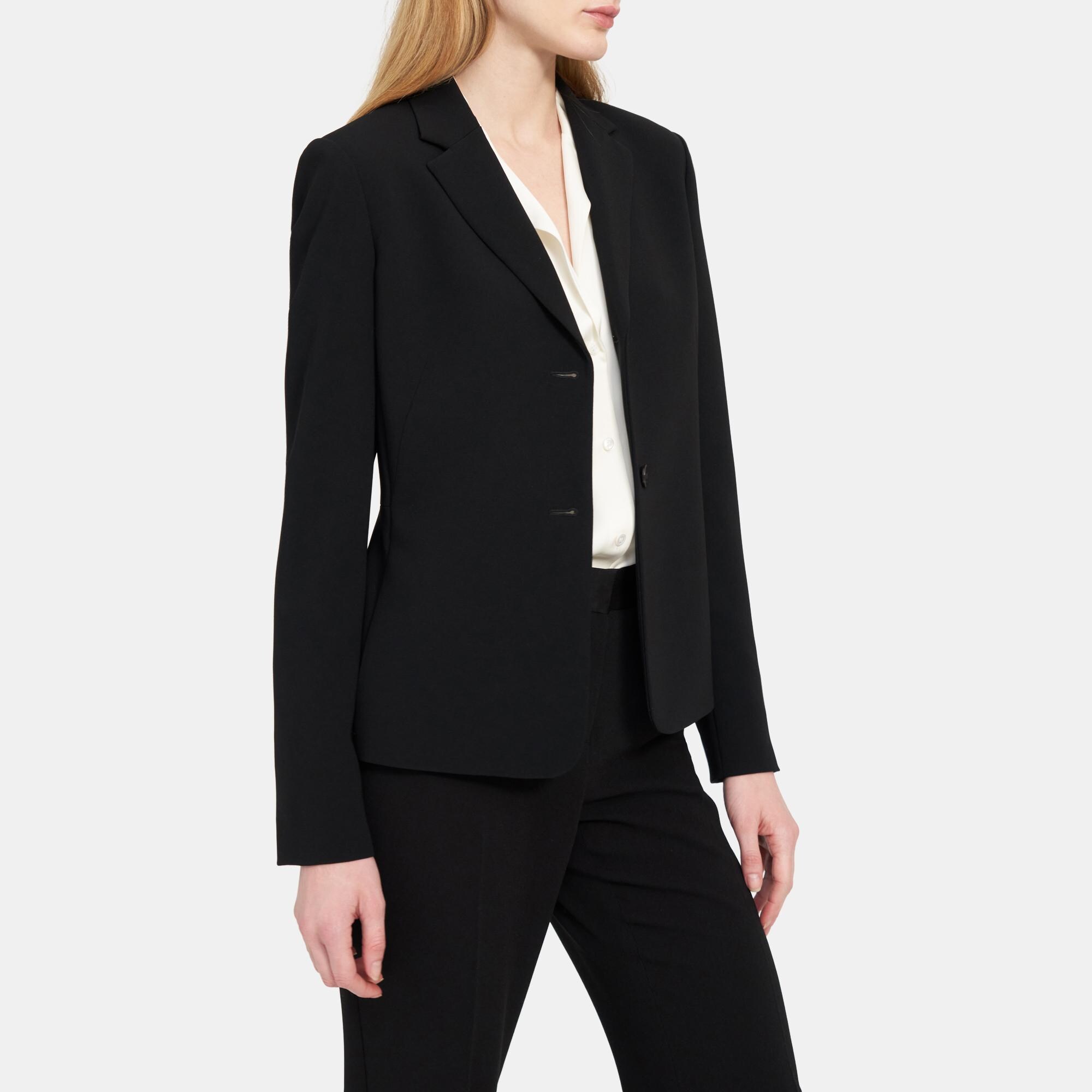 PLEAT BLAZER | Theory Outlet