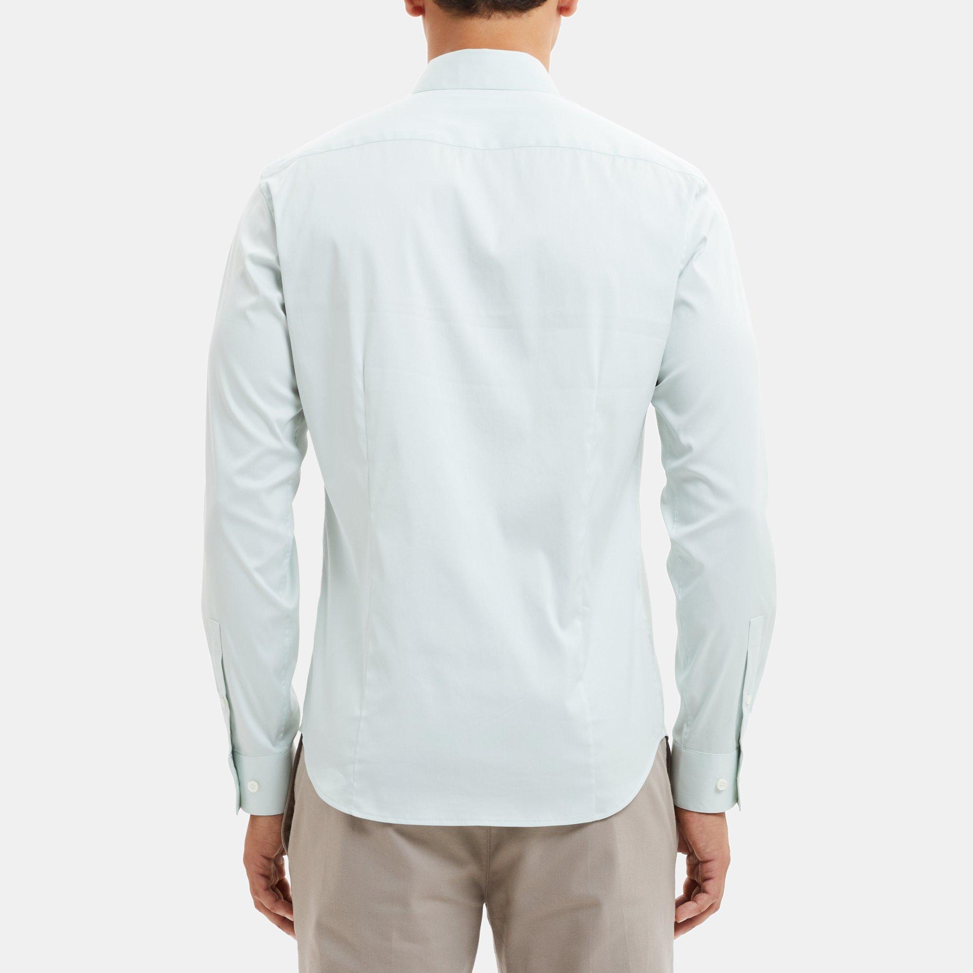 Theory Outlet Official Site | Tailored Shirt In Stretch Cotton