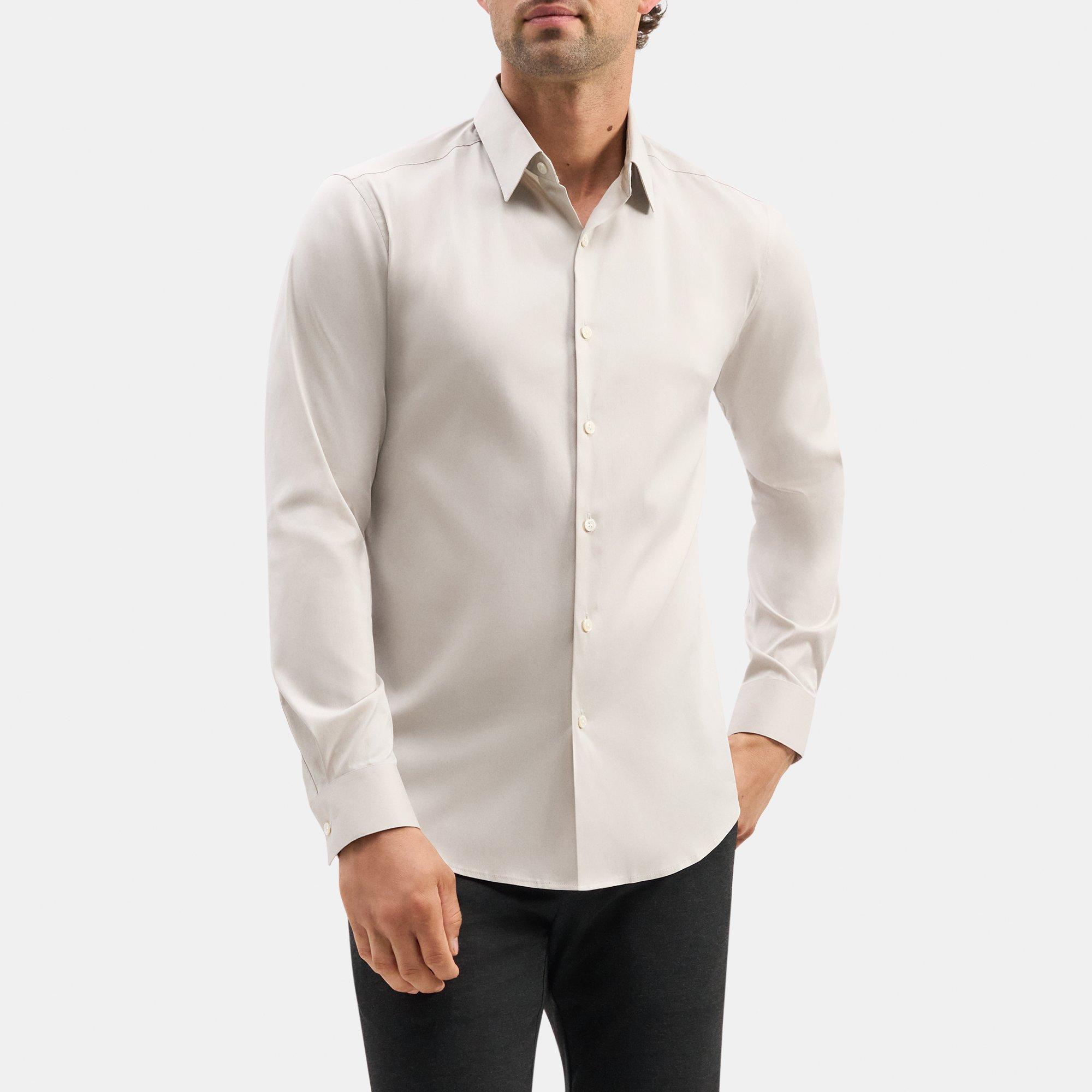 띠어리 Theory Tailored Shirt In Stretch Cotton,VAPOR