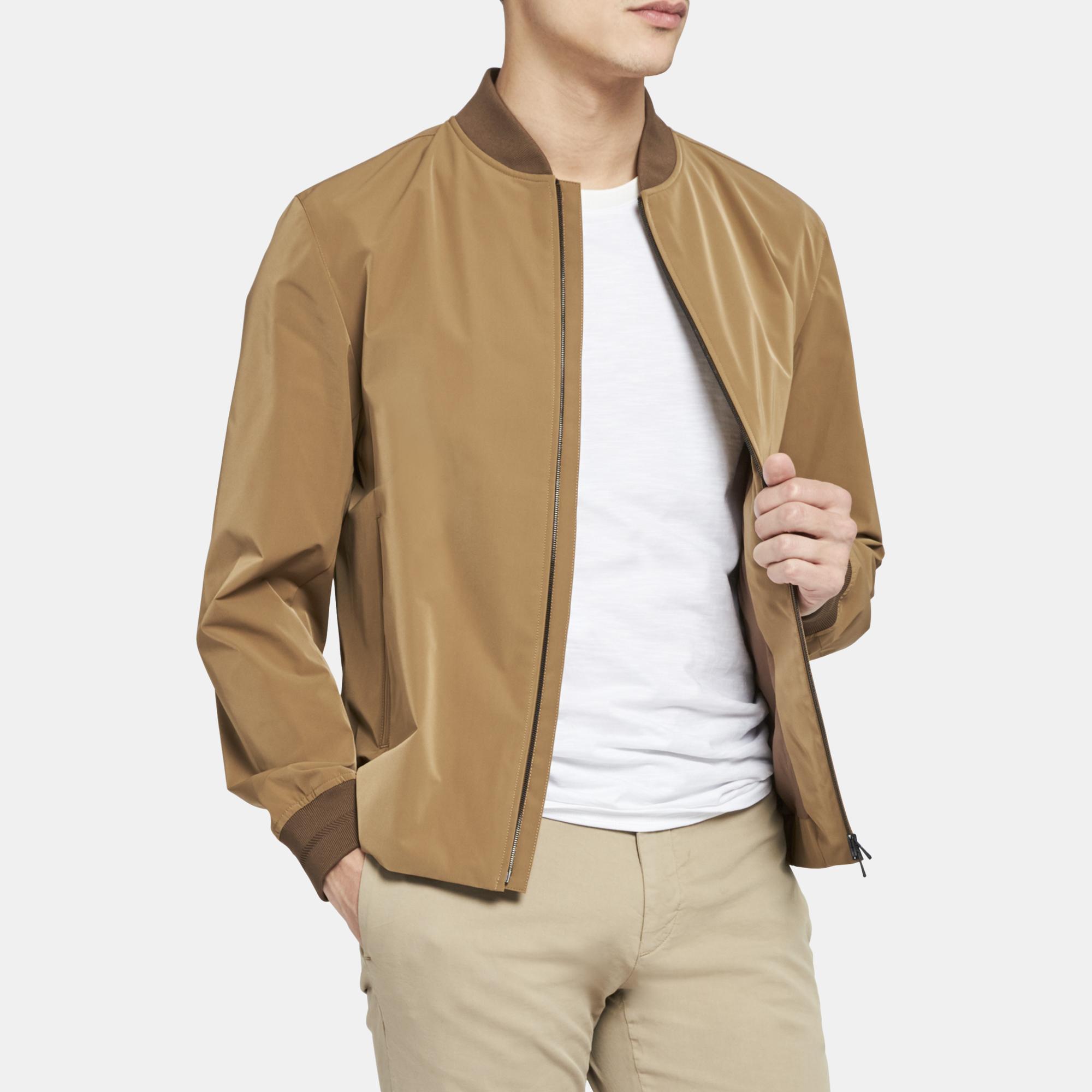 Theory Outlet Official Site | Bomber Jacket in Foundation Tech