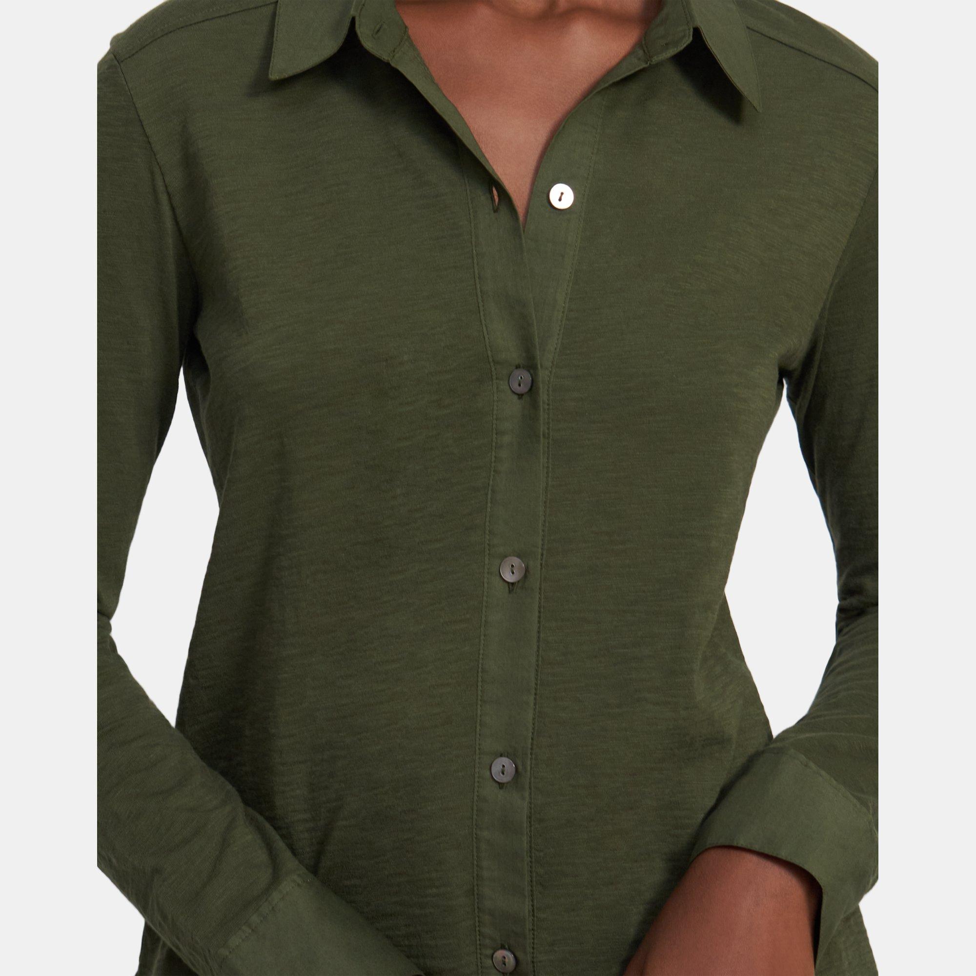 Button Up Shirt in Organic Cotton