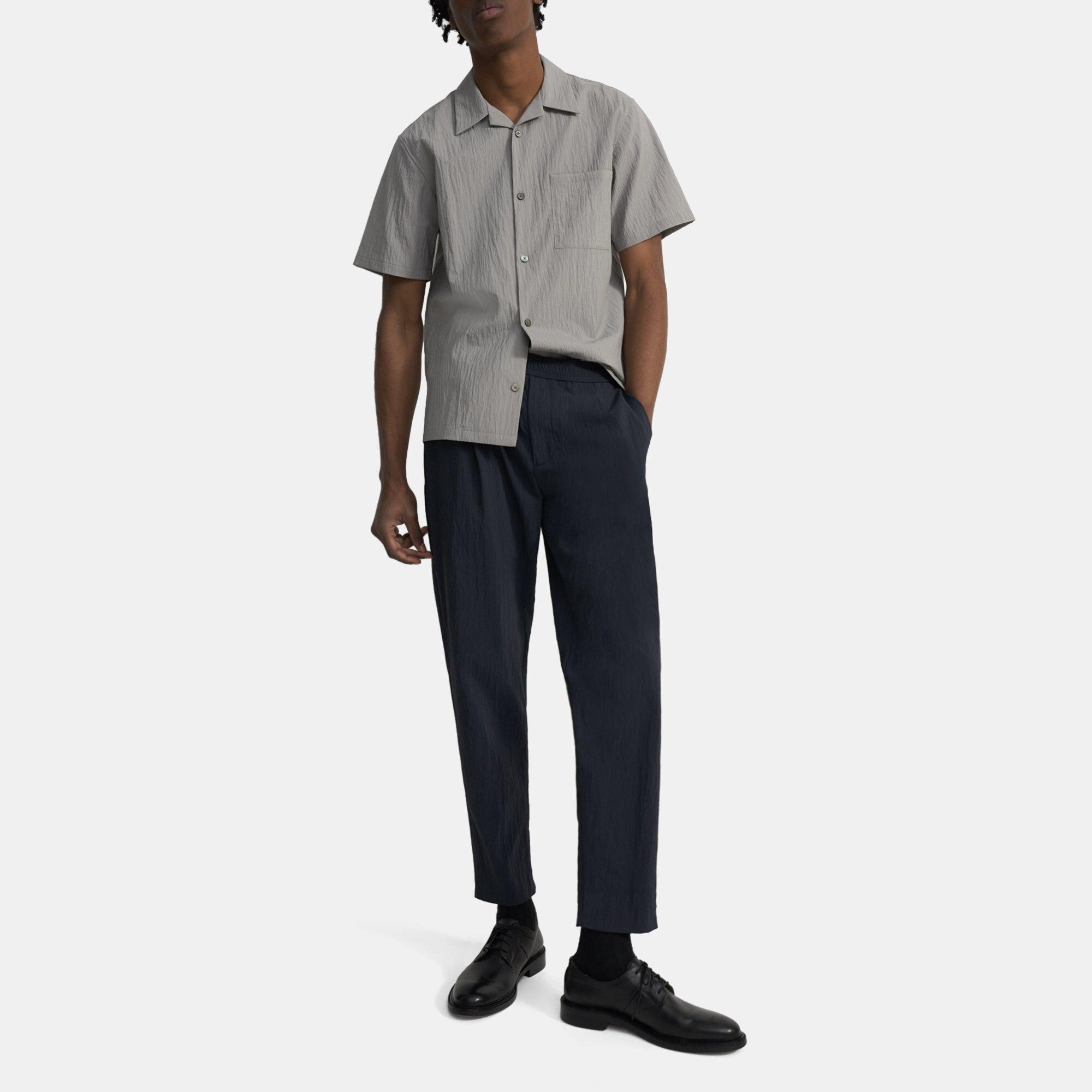 Piqué Nylon Graham Pant | Theory