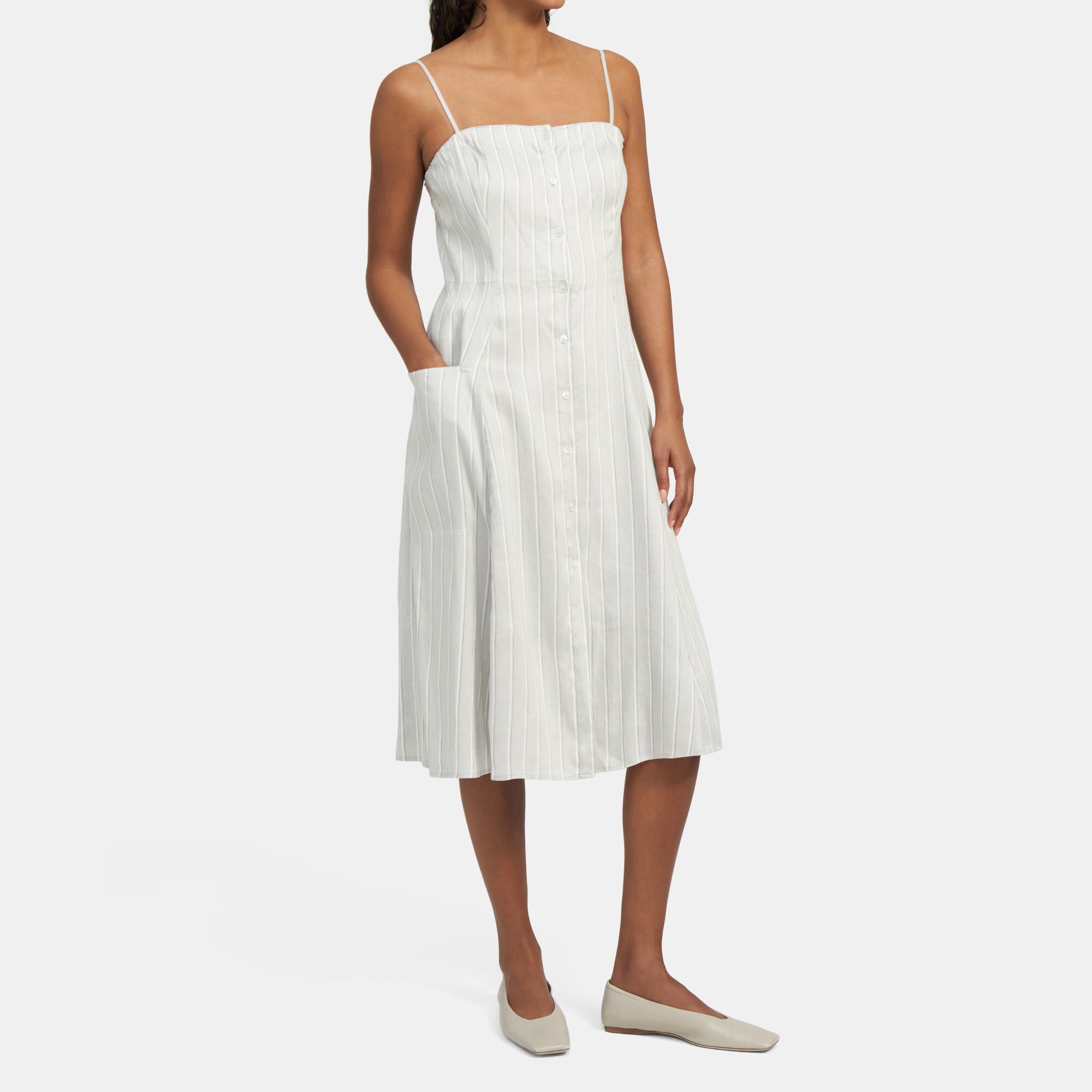 Theory linen hot sale dress