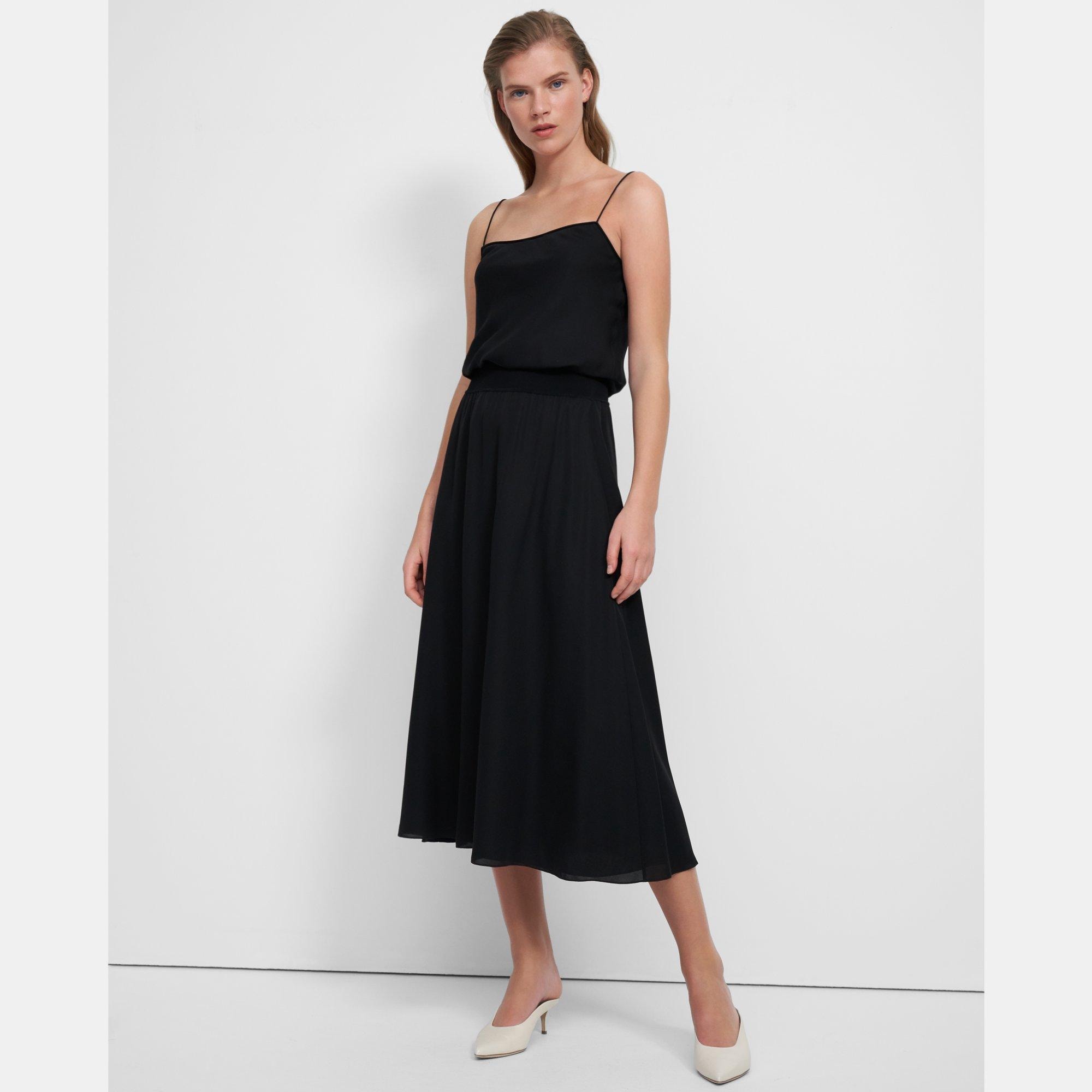 Theory silk outlet midi