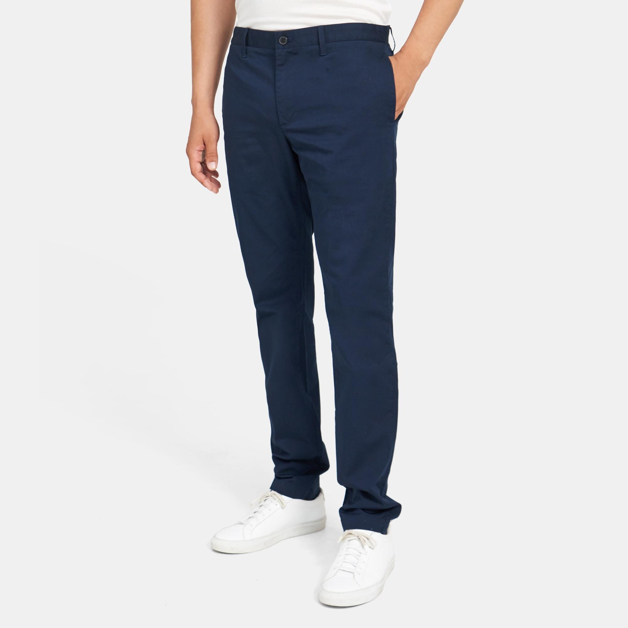 Stretch Cotton Twill Classic-Fit Pant | Theory Outlet