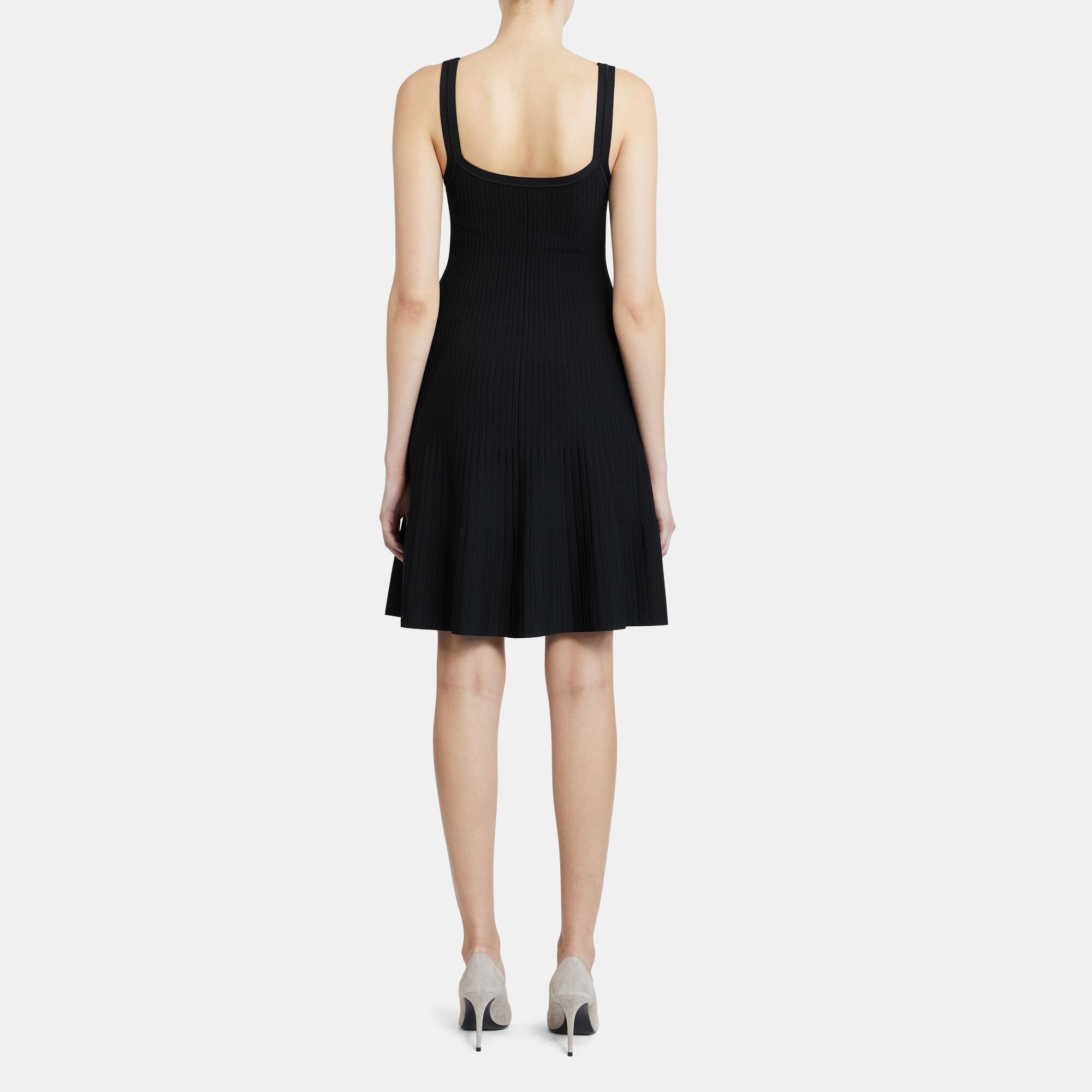 KNIT PLEAT DRESS Theory Outlet