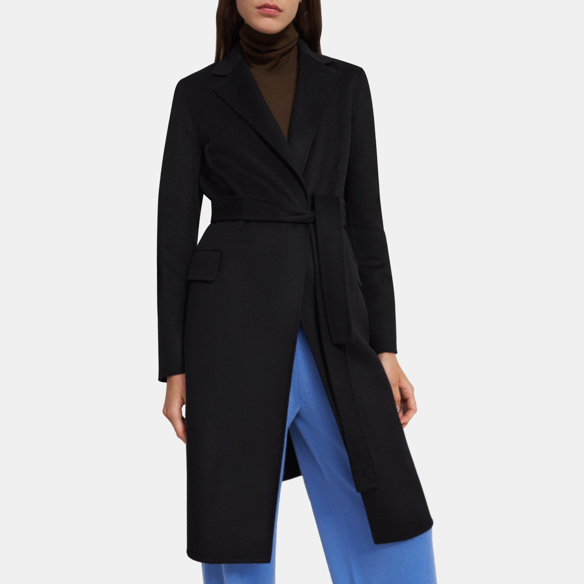 Theory belted coat sale