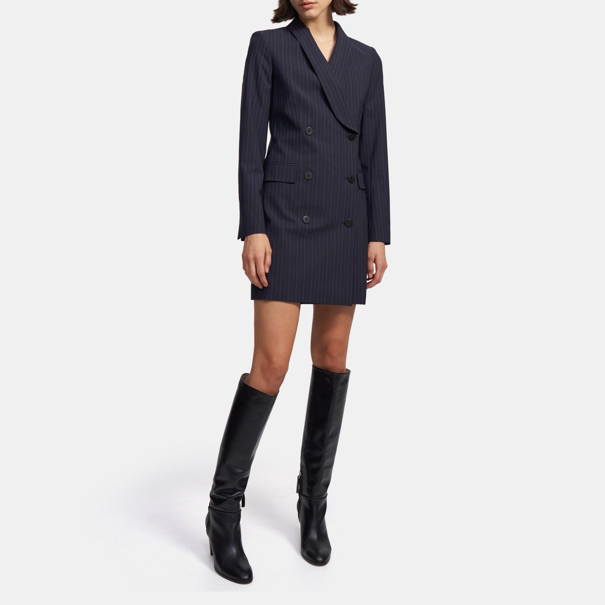 Theory good clearance wool blazer dress