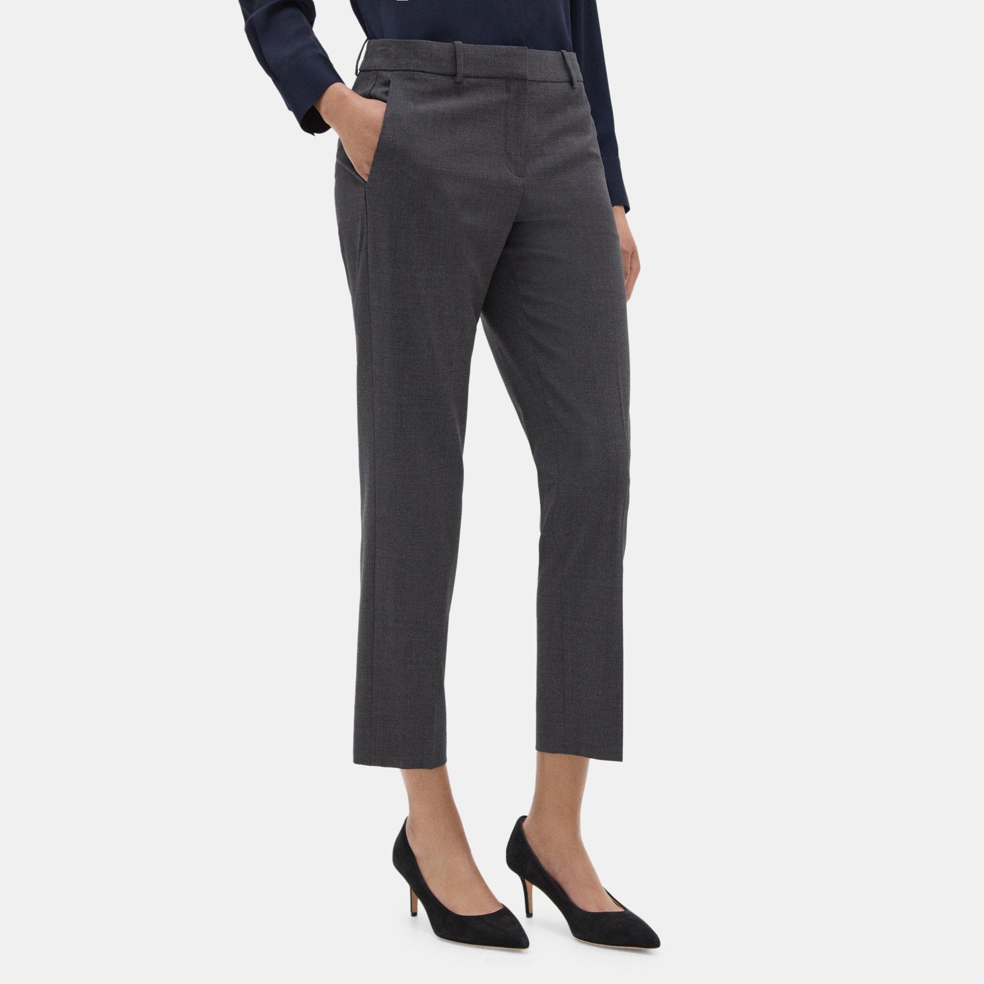 Classic Crop Pant in Sevona Stretch Wool