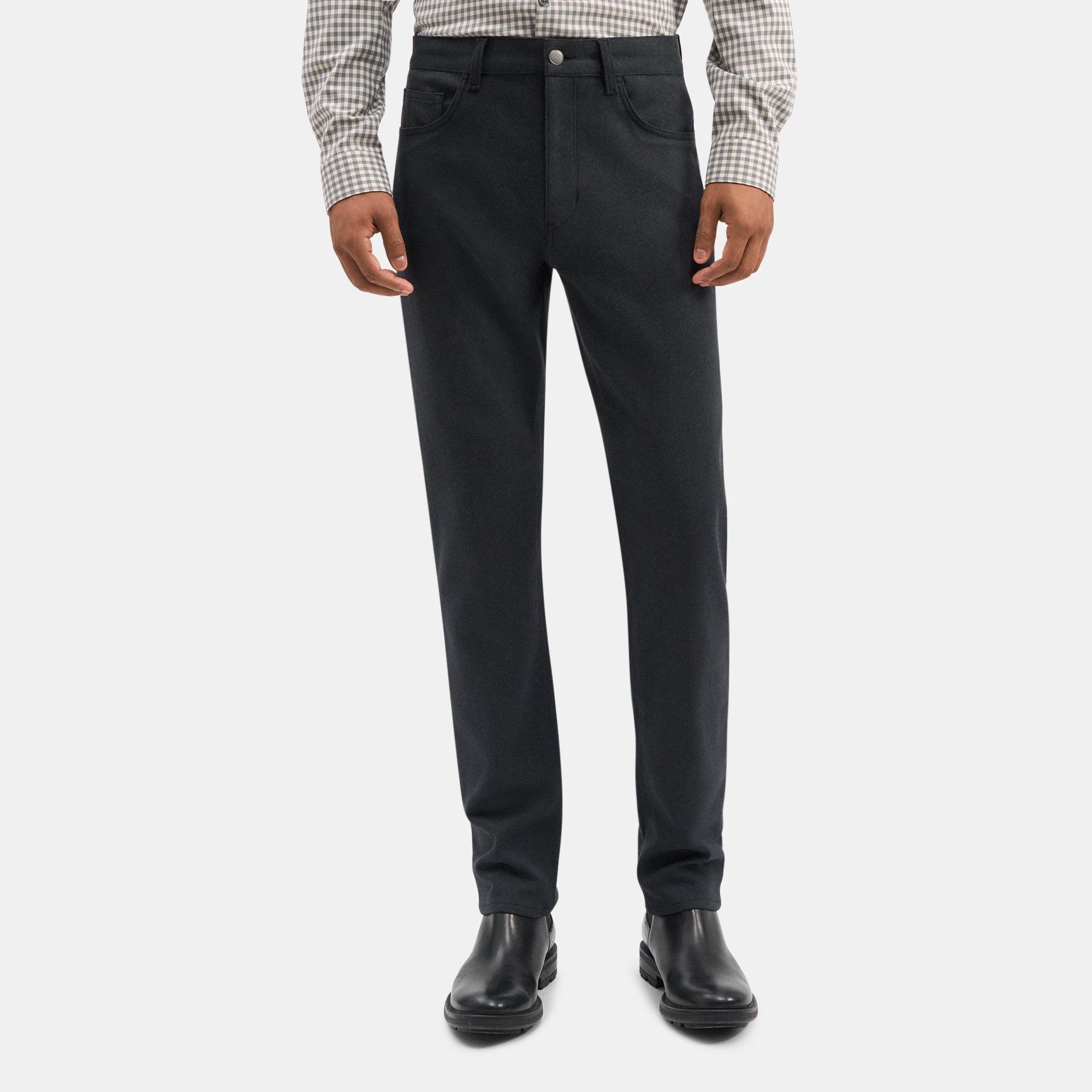 띠어리 Theory Five-Pocket Pant in Stretch Cotton Twill,BLACK MULTI