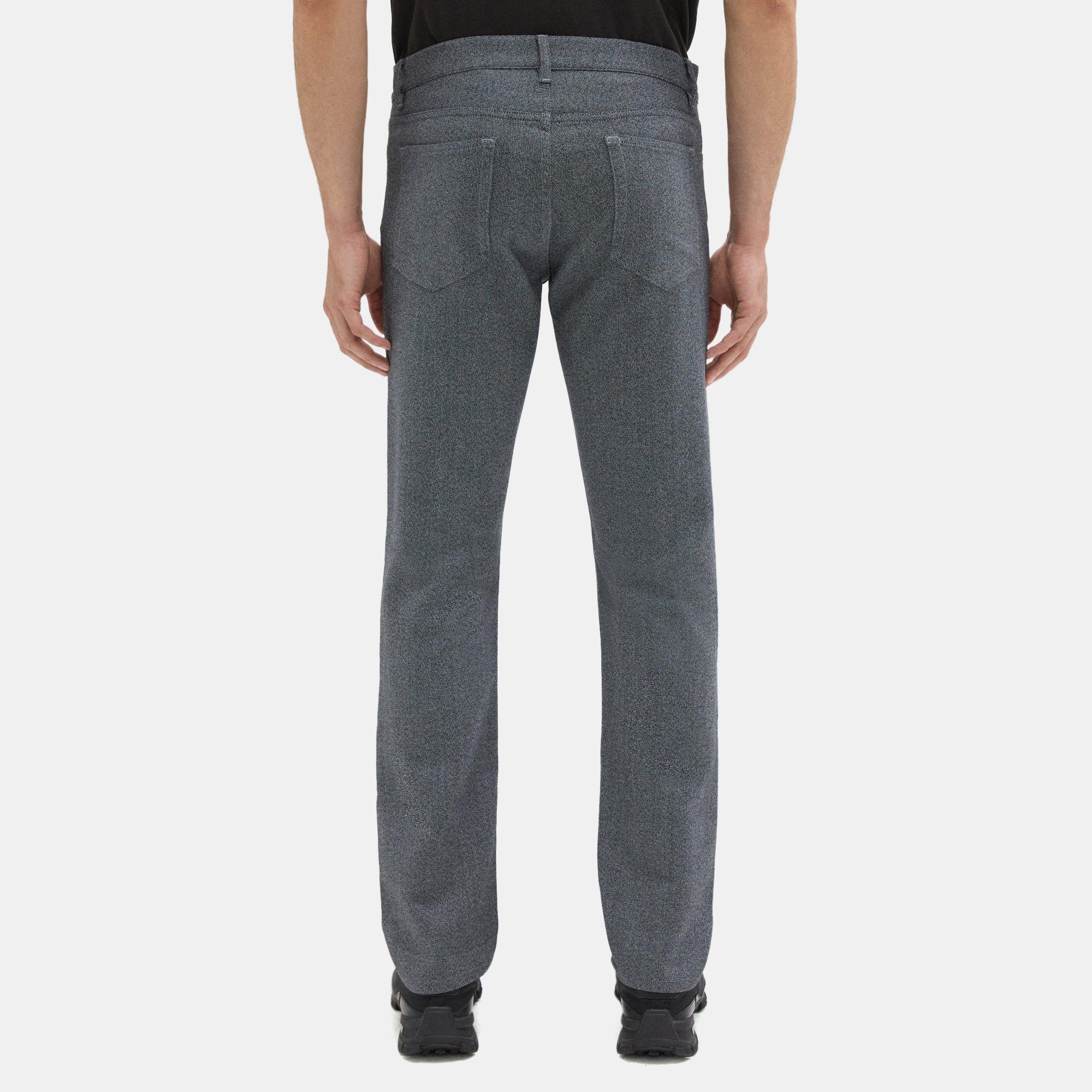 Stretch Cotton Twill Mélange Five-Pocket Pant