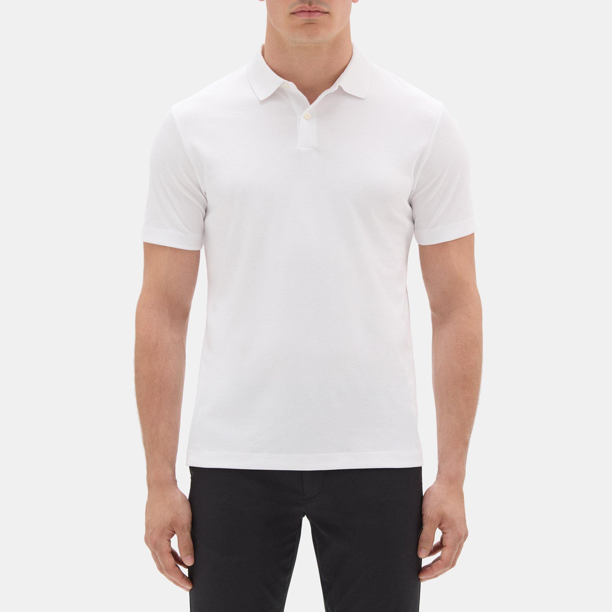 Theory Standard Polo in Pique Cotton