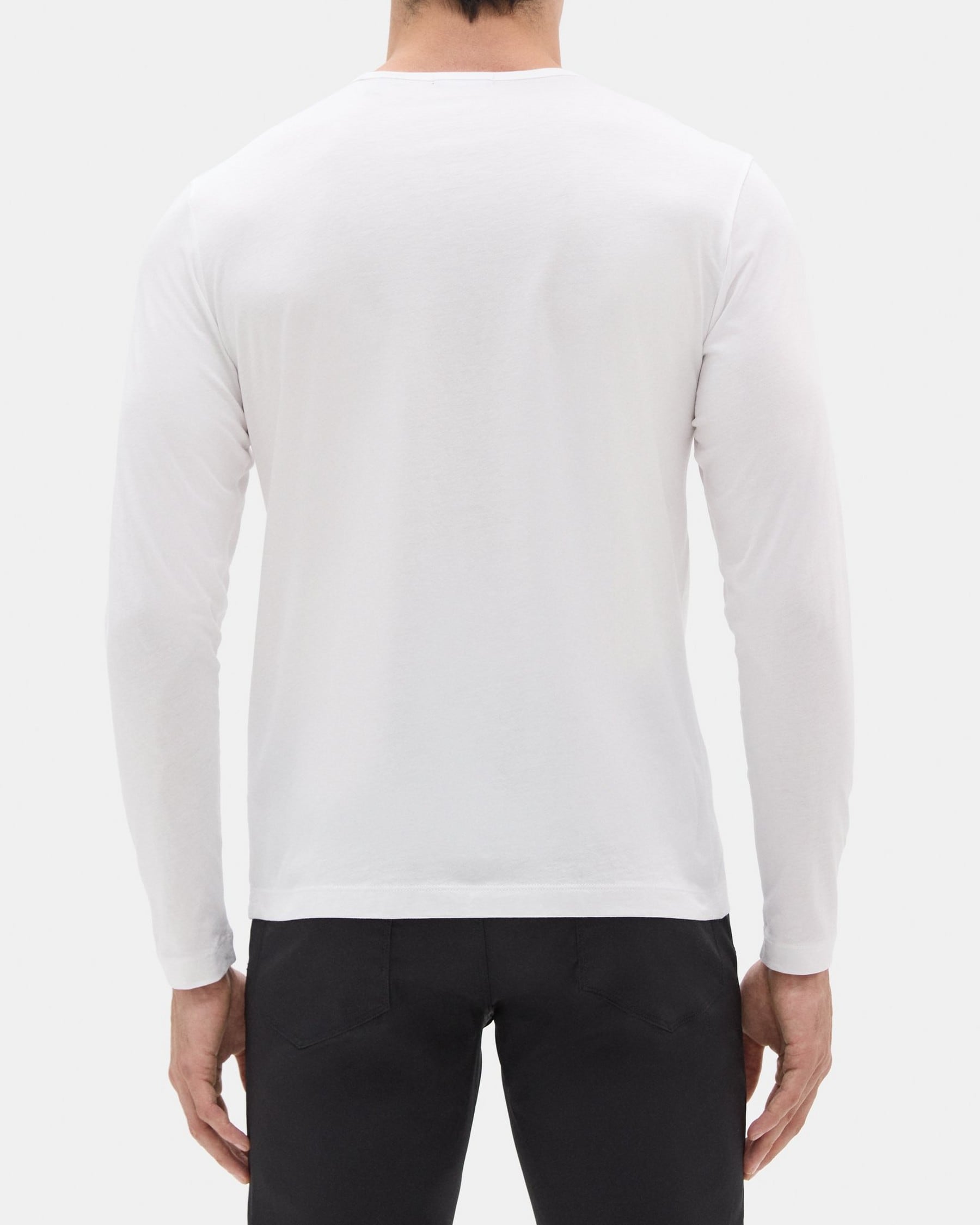 Long-Sleeve Relaxed Tee in Organic Cotton