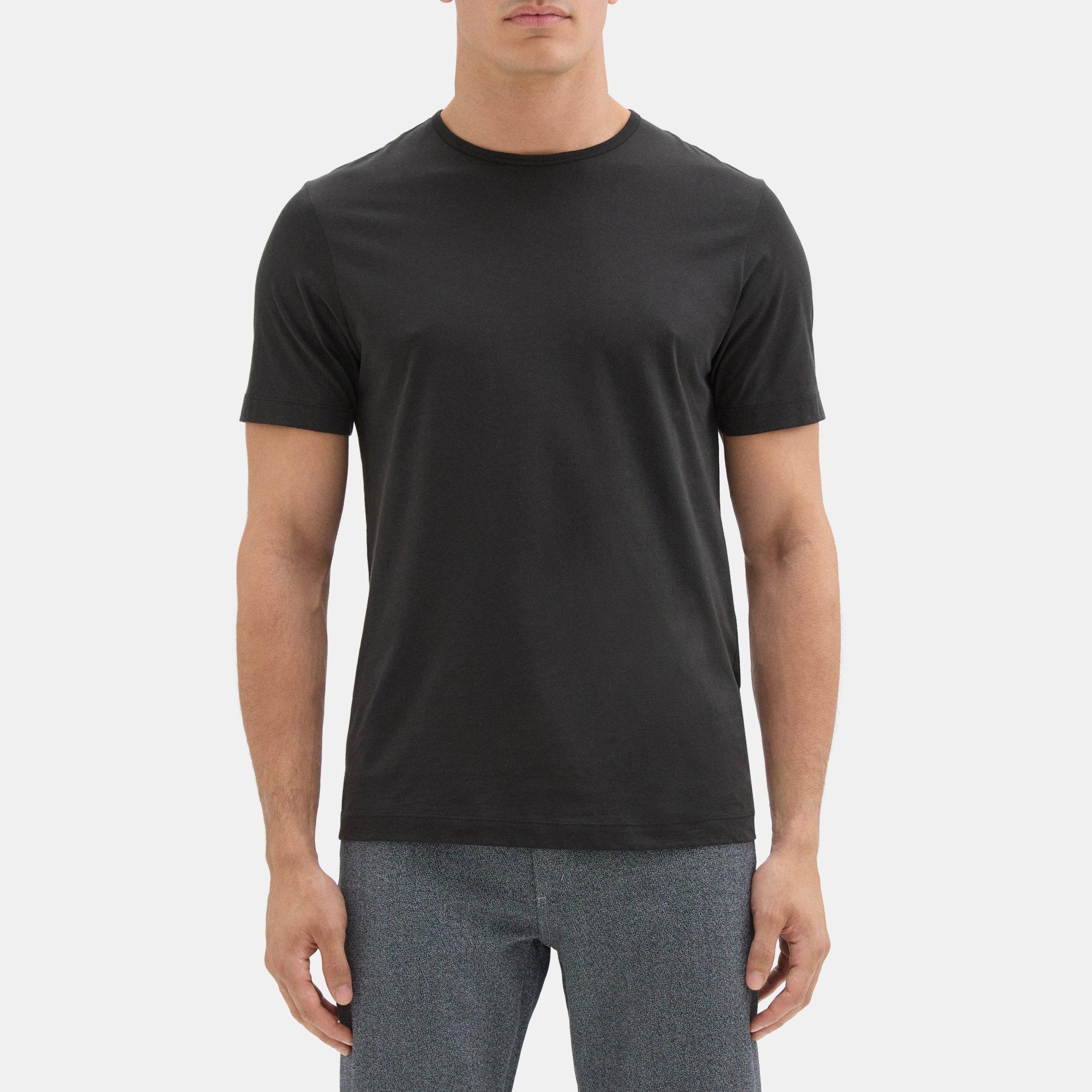 Theory Outlet Official Site | Relaxed Tee in Organic Luxe Cotton Jersey