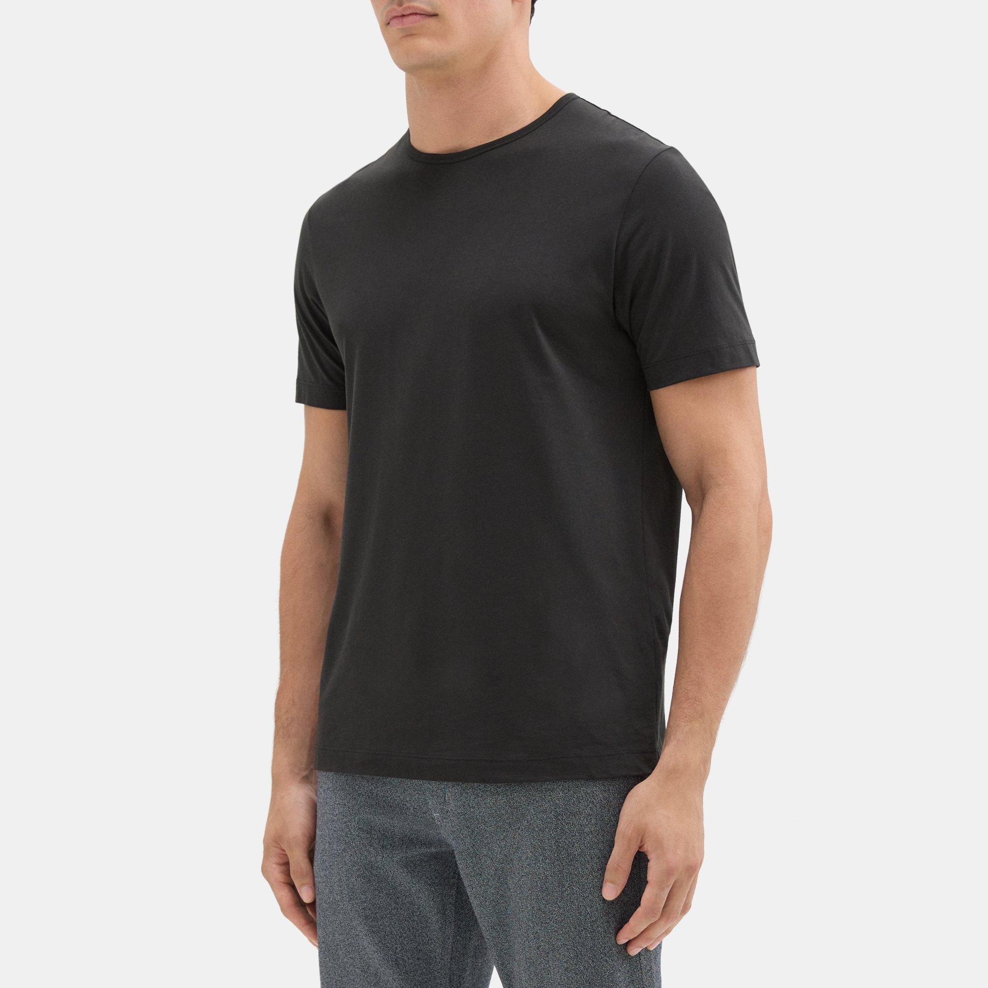 Theory Outlet Official Site | Relaxed Tee in Organic Luxe Cotton Jersey
