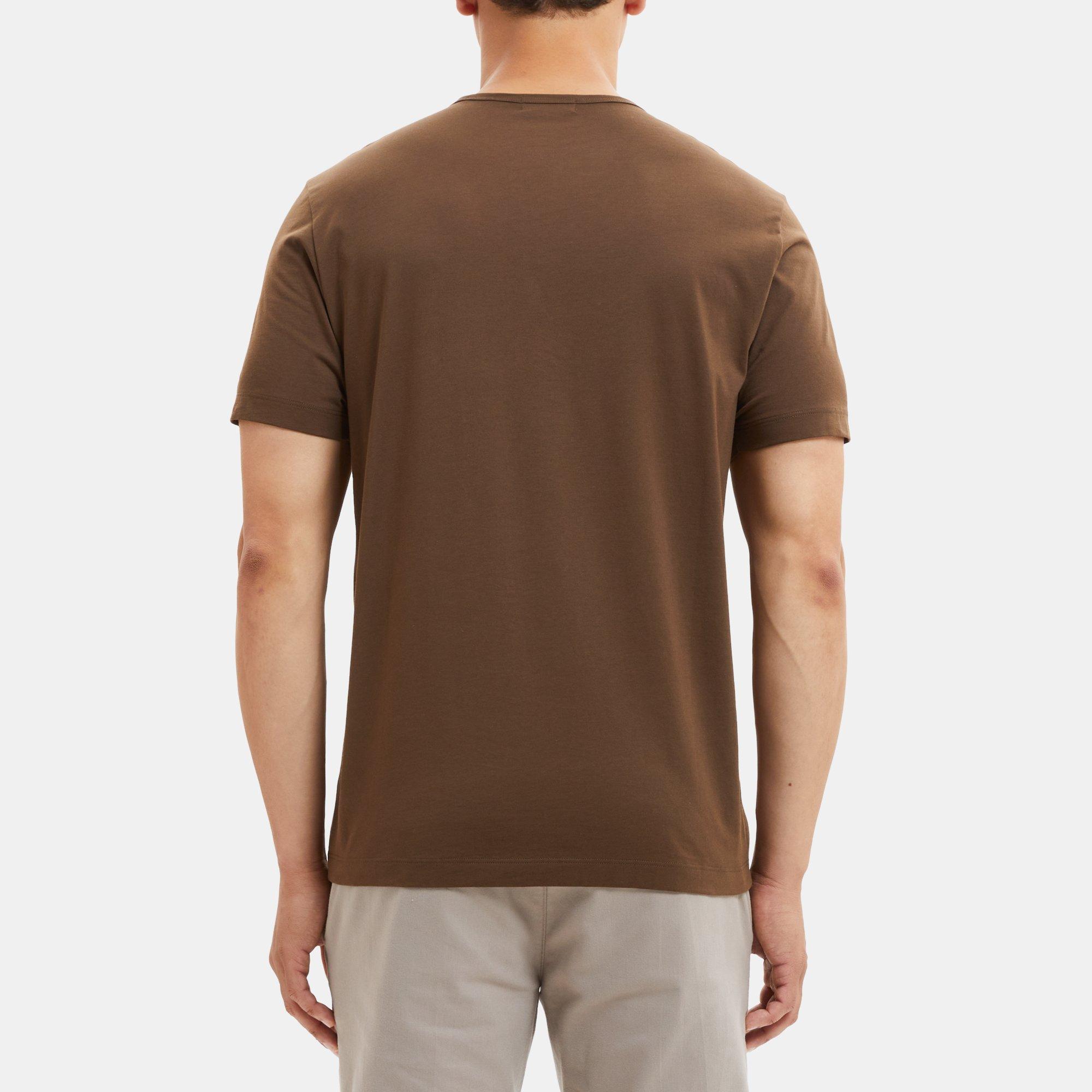 Theory Outlet Official Site | Relaxed Tee in Organic Luxe Cotton Jersey