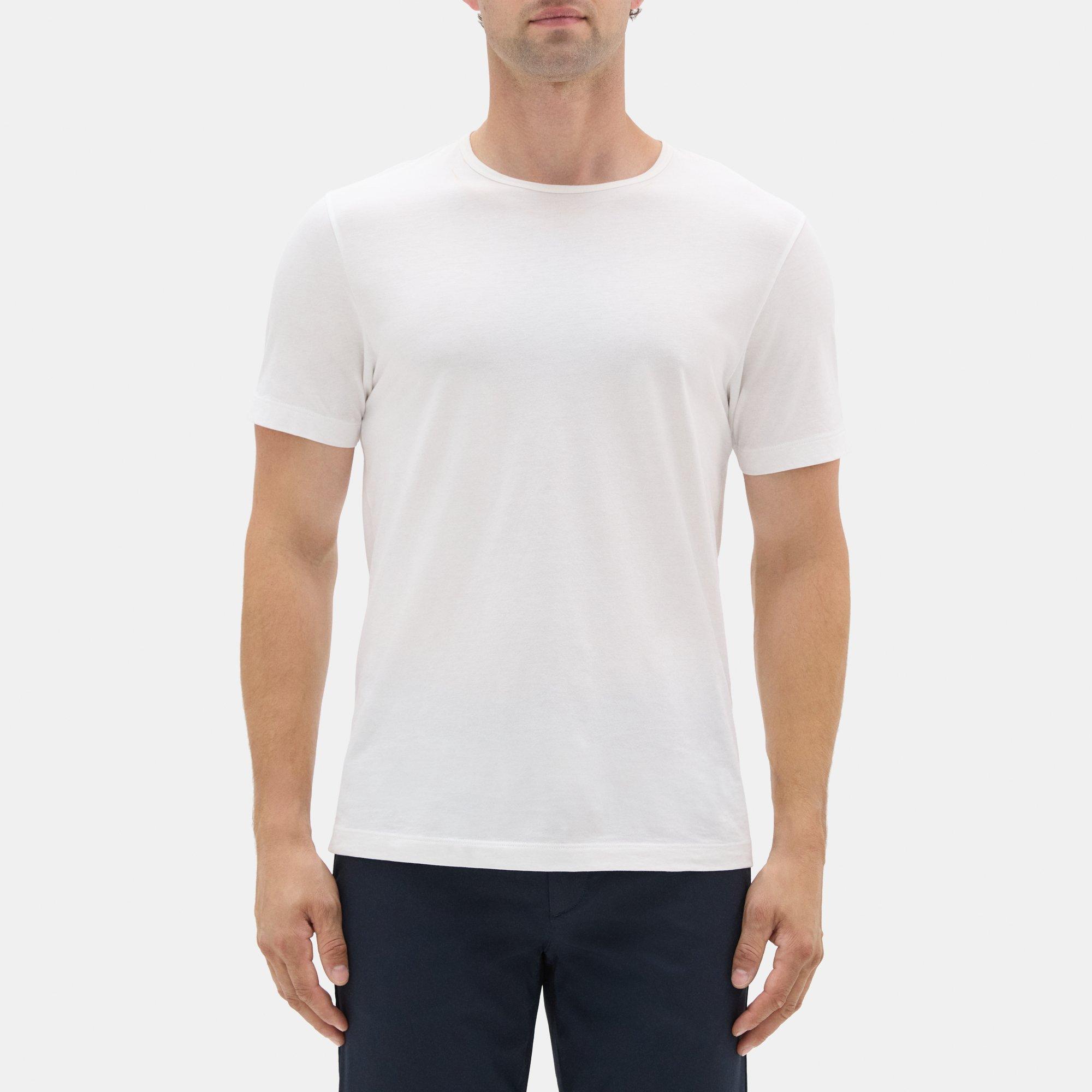 Theory Relaxed Tee in Organic Luxe Cotton Jersey