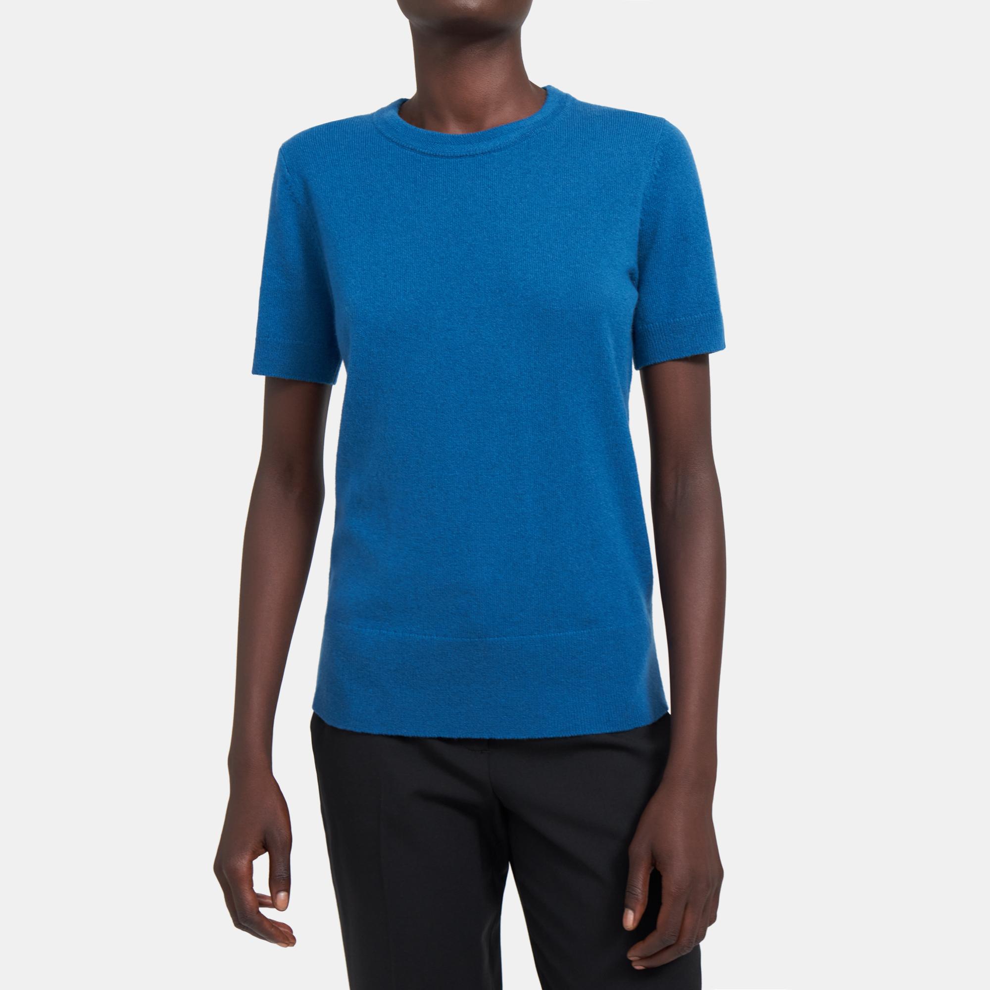 Theory Outlet Official Site Cashmere Knit Tee