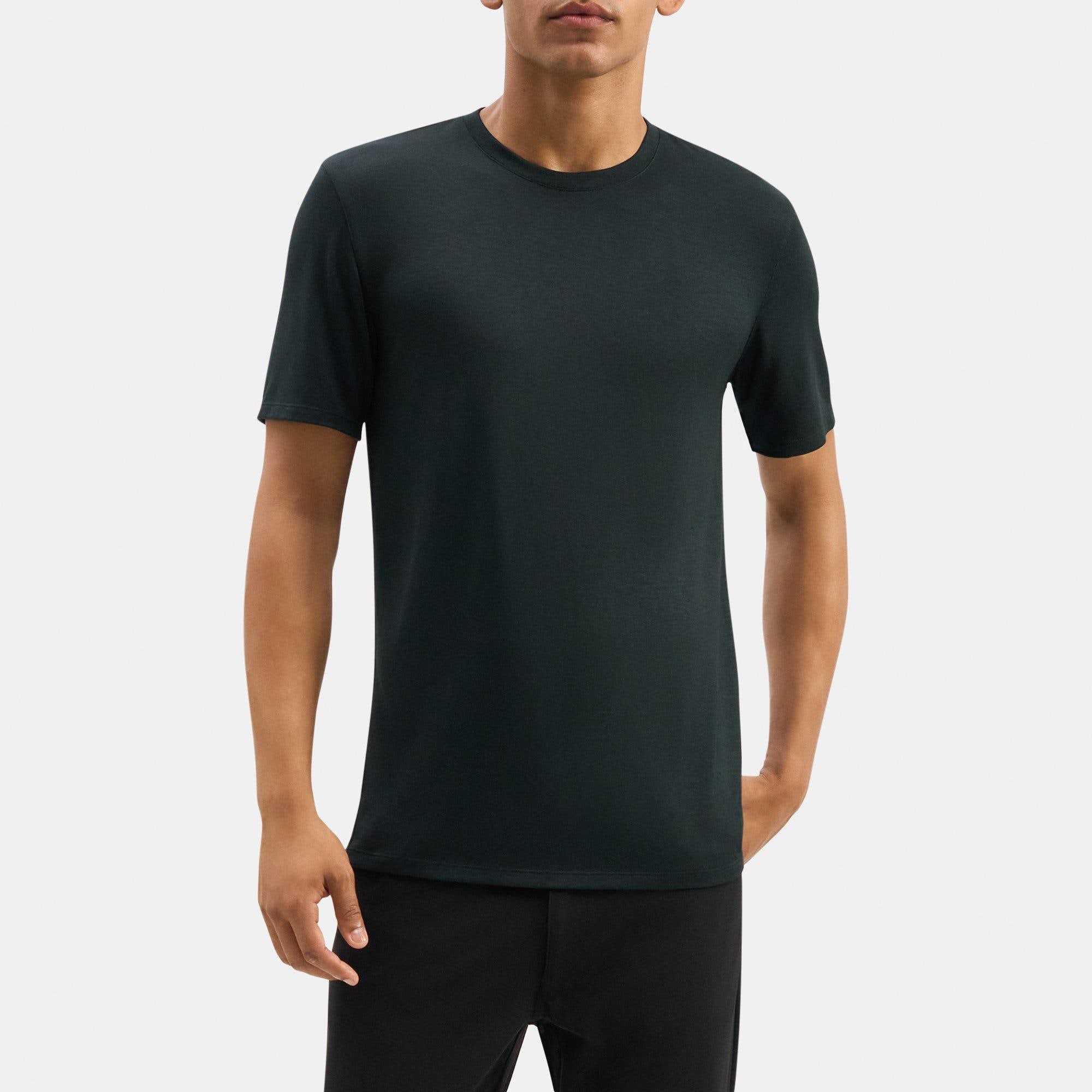 Theory Outlet Official Site | Short-Sleeve Crewneck Tee in Modal Jersey