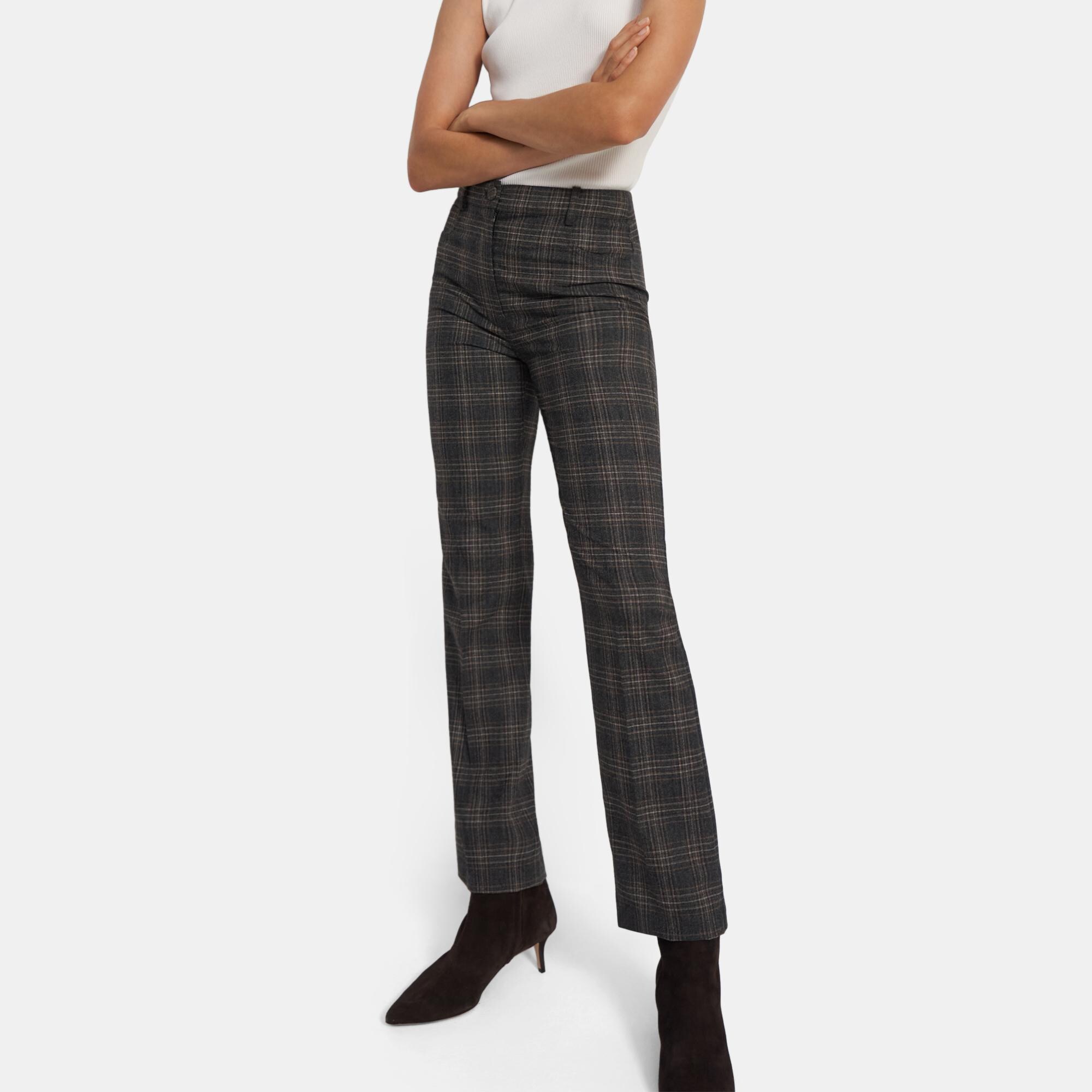 Theory deals plaid pants