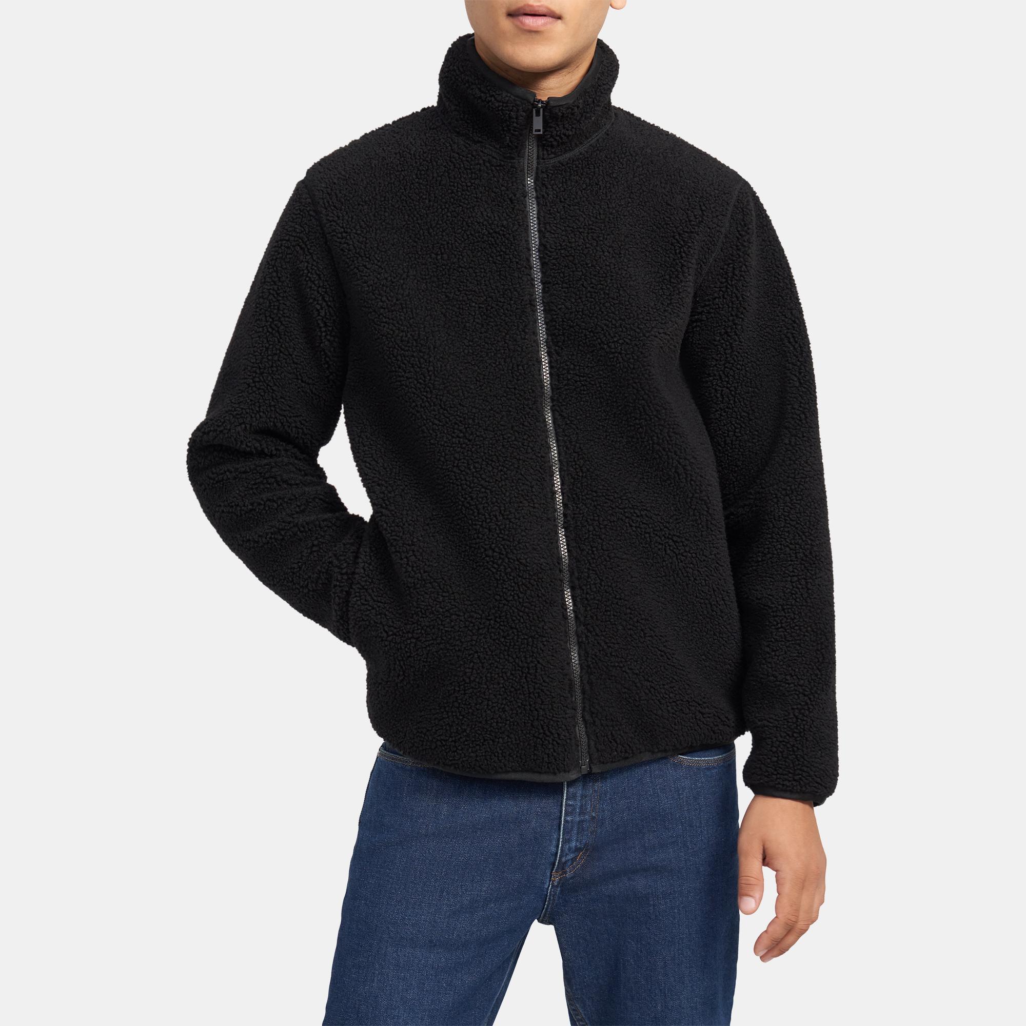 Fleece Bomber Jacket | Theory Outlet