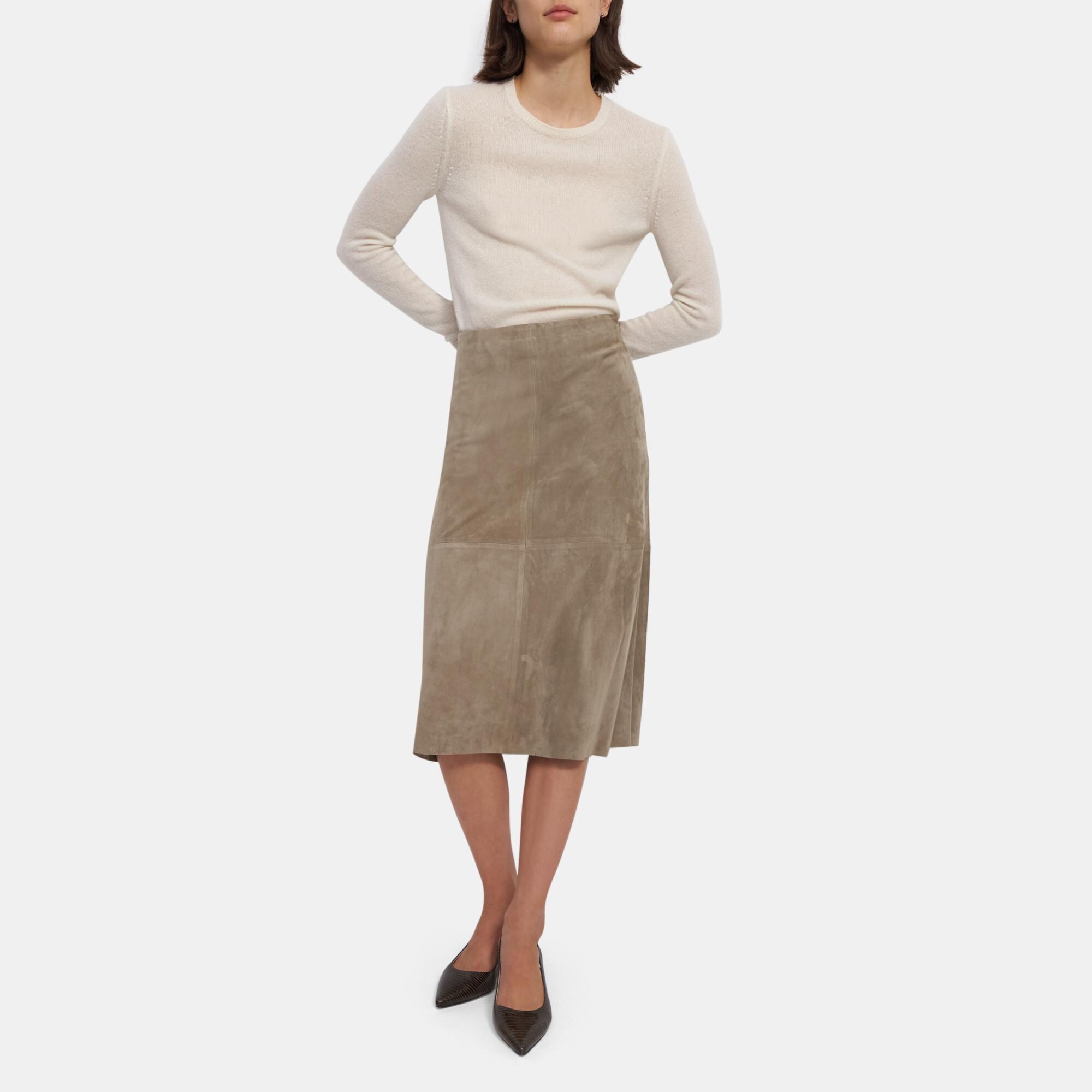 Theory Evia Asymmetric Pencil Skirt Women Skirts outlet store - Theory shop  