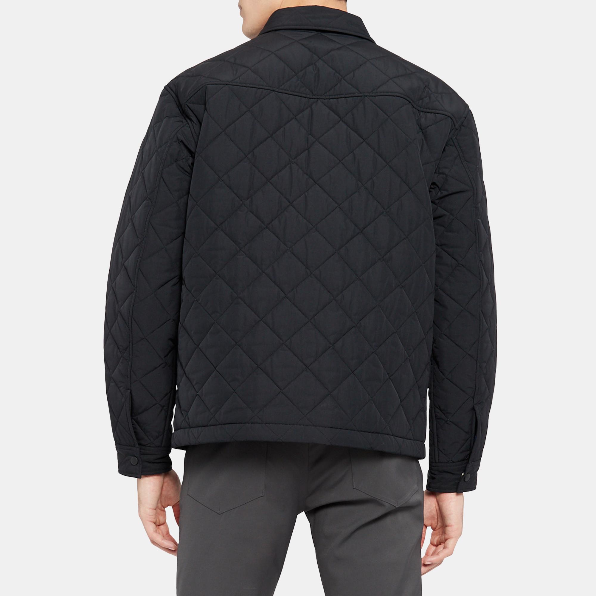 Quilted Nylon Shirt Jacket | Theory