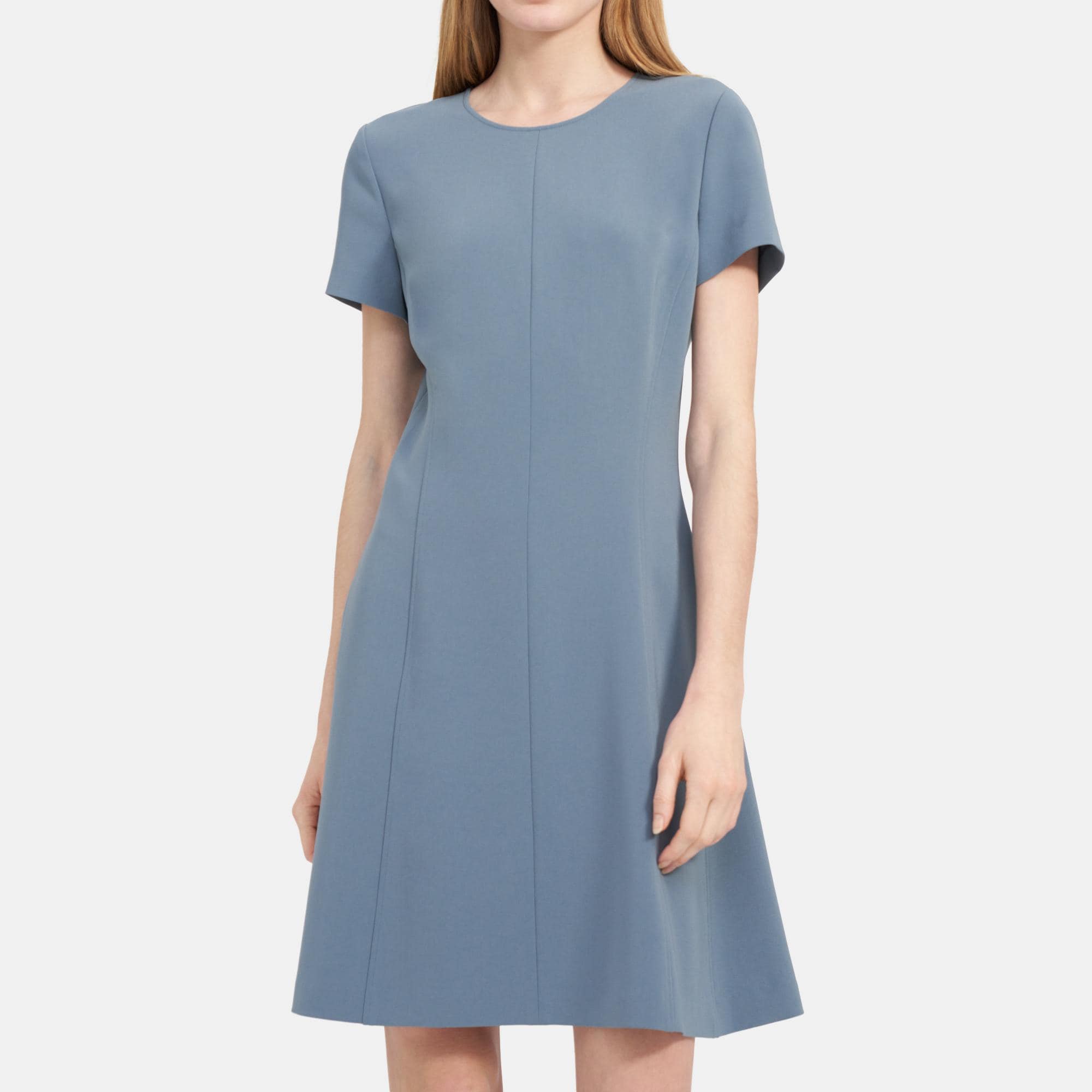 Theory modern shop seamed dress