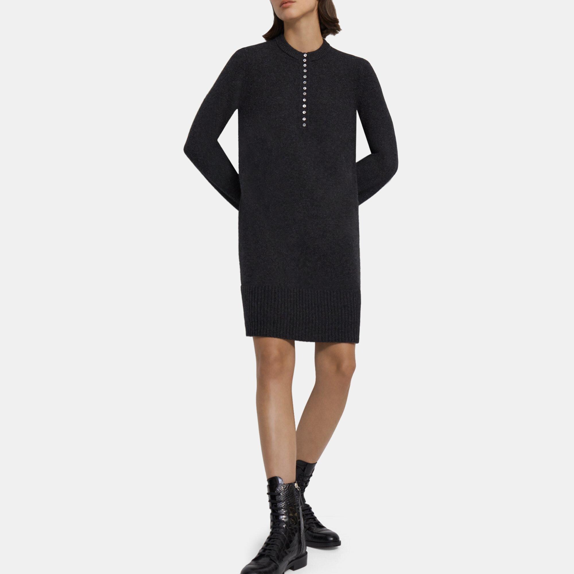 Cashmere Henley Dress | Theory
