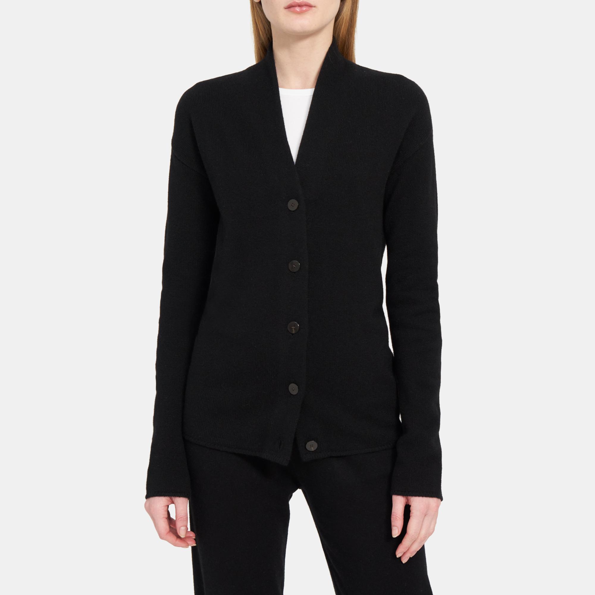 Cashmere Button-Front Cardigan | Theory Outlet