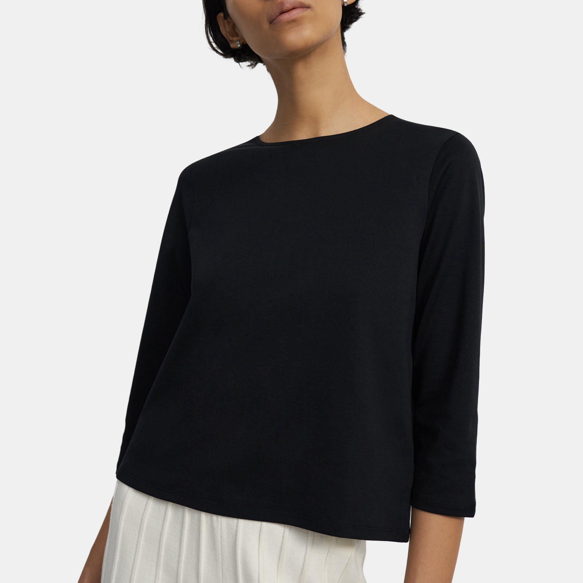 NY Square Mesh Layering Tee (print) main image 1