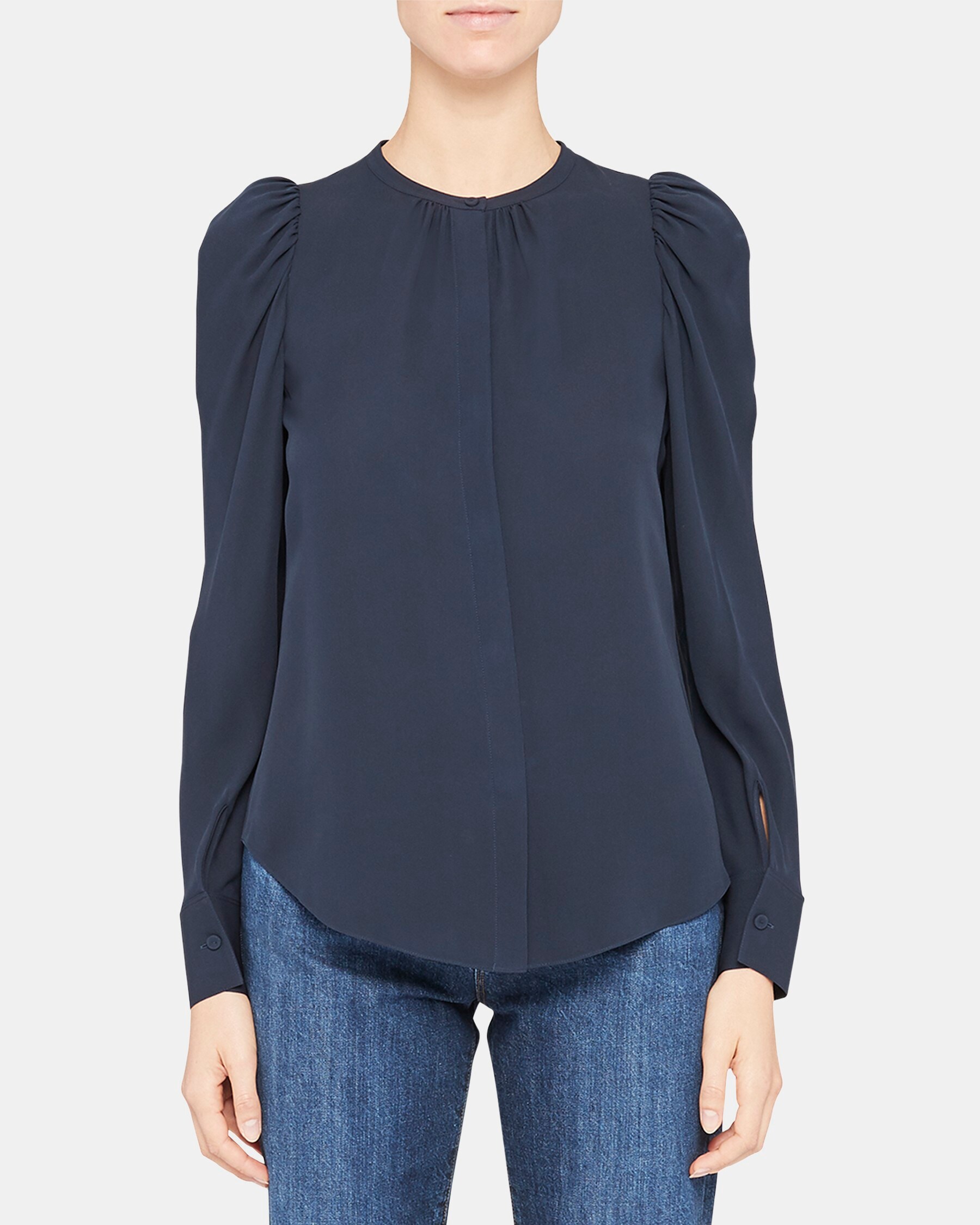RUCHED BLOUSE