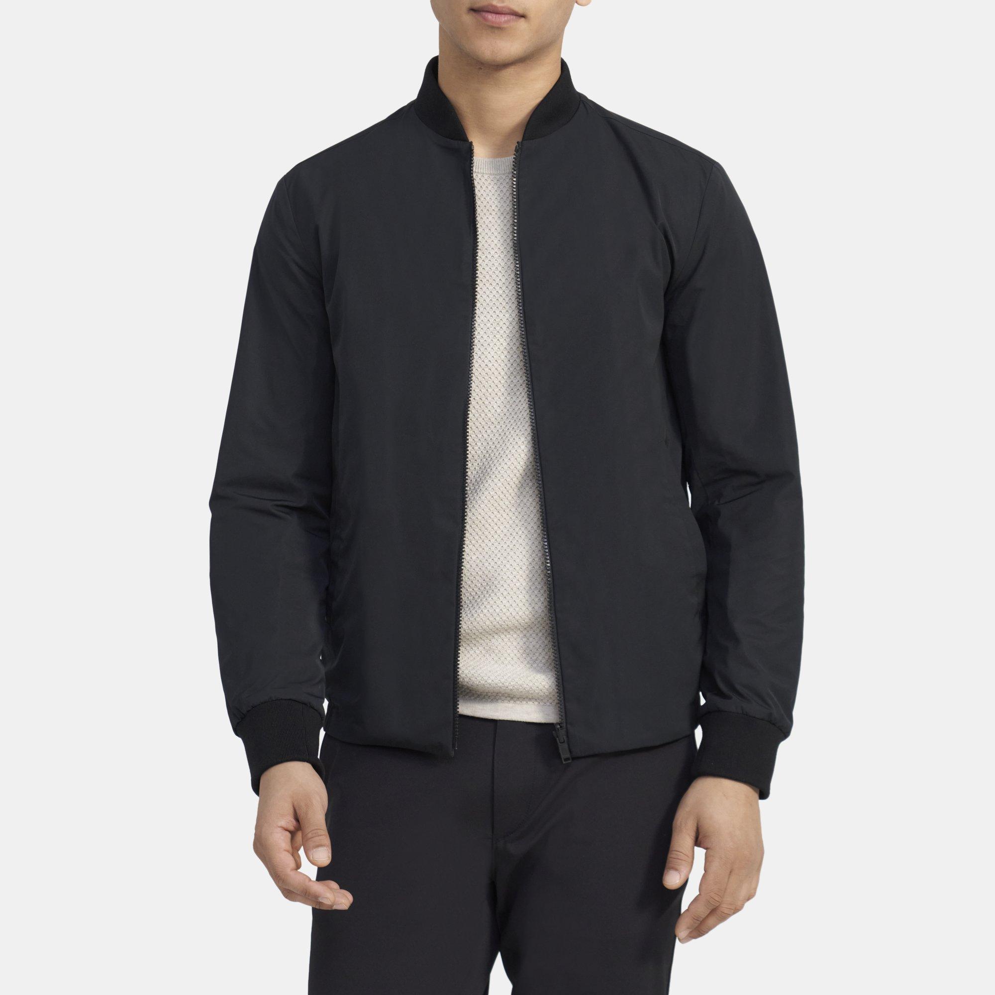 Spring Taffeta Reversible Bomber Jacket | Theory