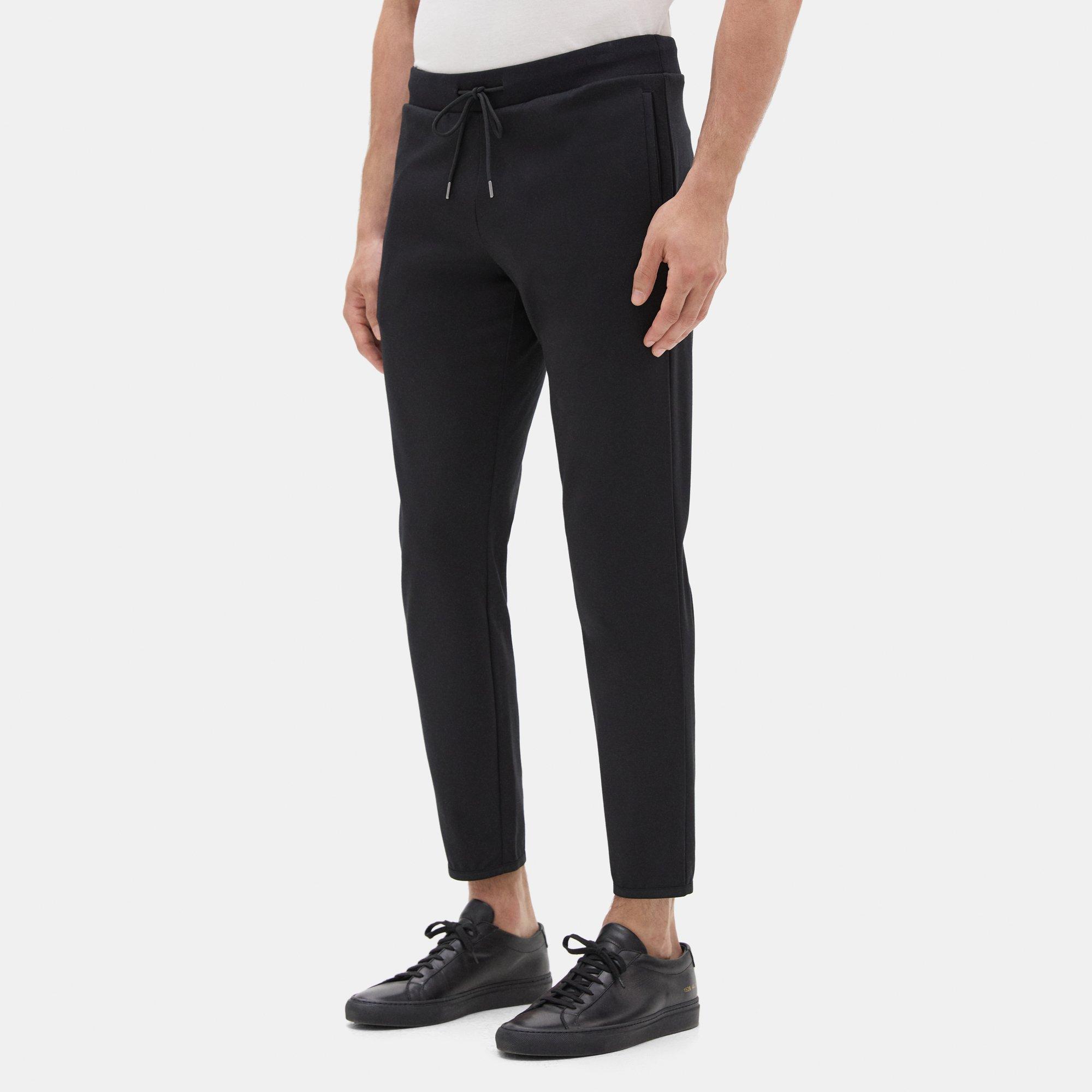 띠어리 팬츠 Theory Jogger Pant In Stretch Tech Knit,BLACK