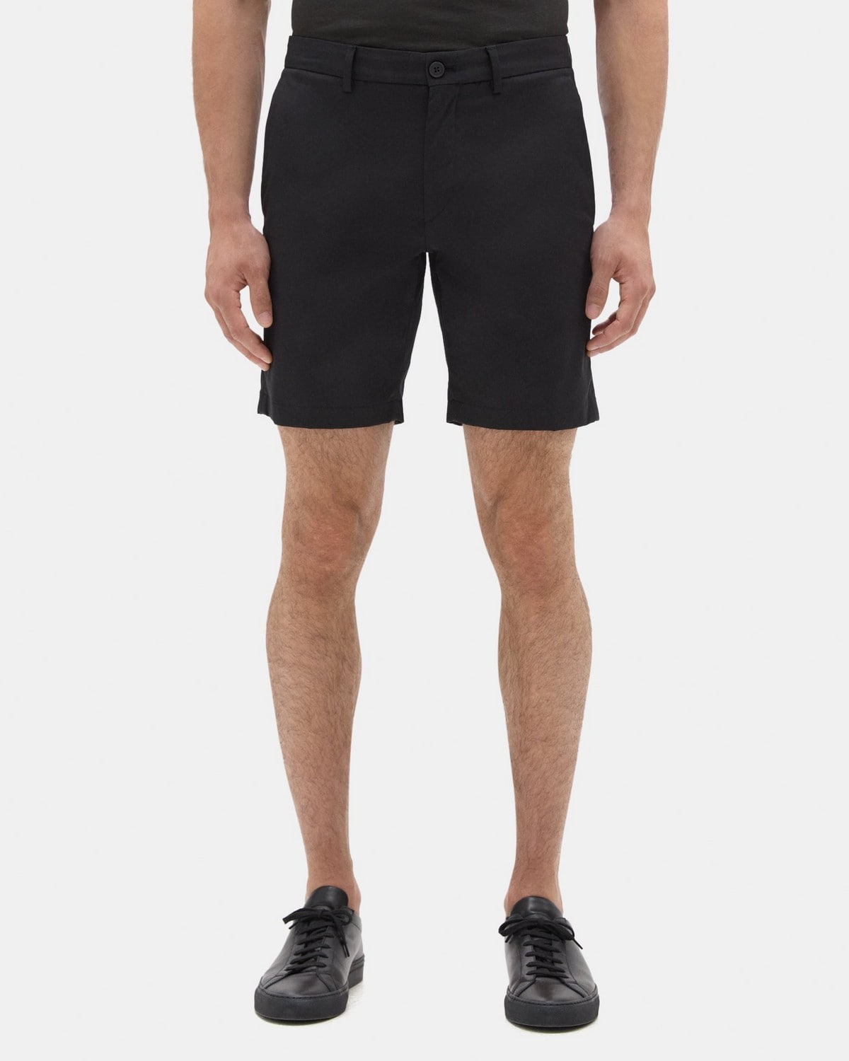 34 Theory Men's Zaine Ascend Tech Flat Front Shorts Navy Size 30 38 NWT 