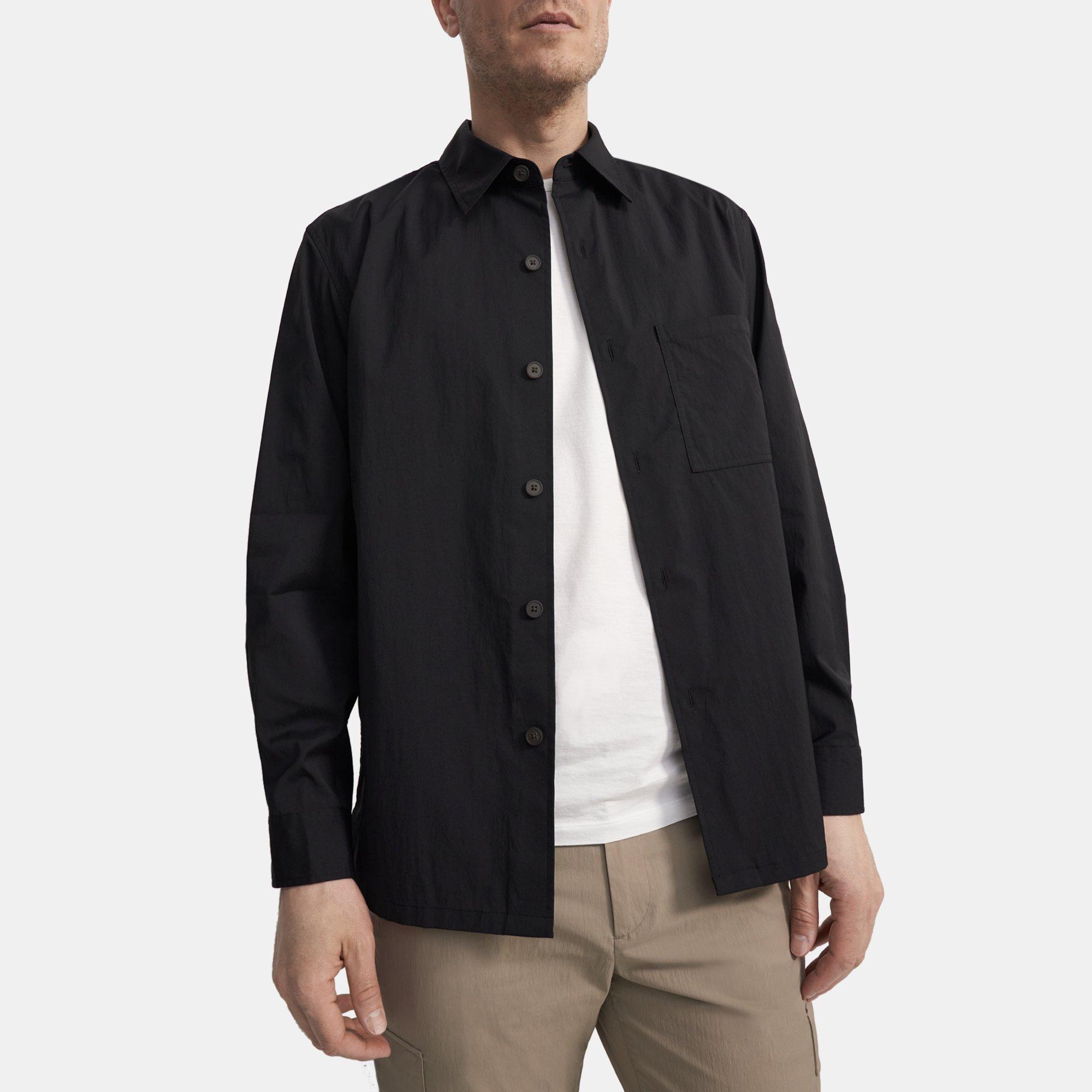 Piqué Nylon Packable Jacket | Theory Outlet