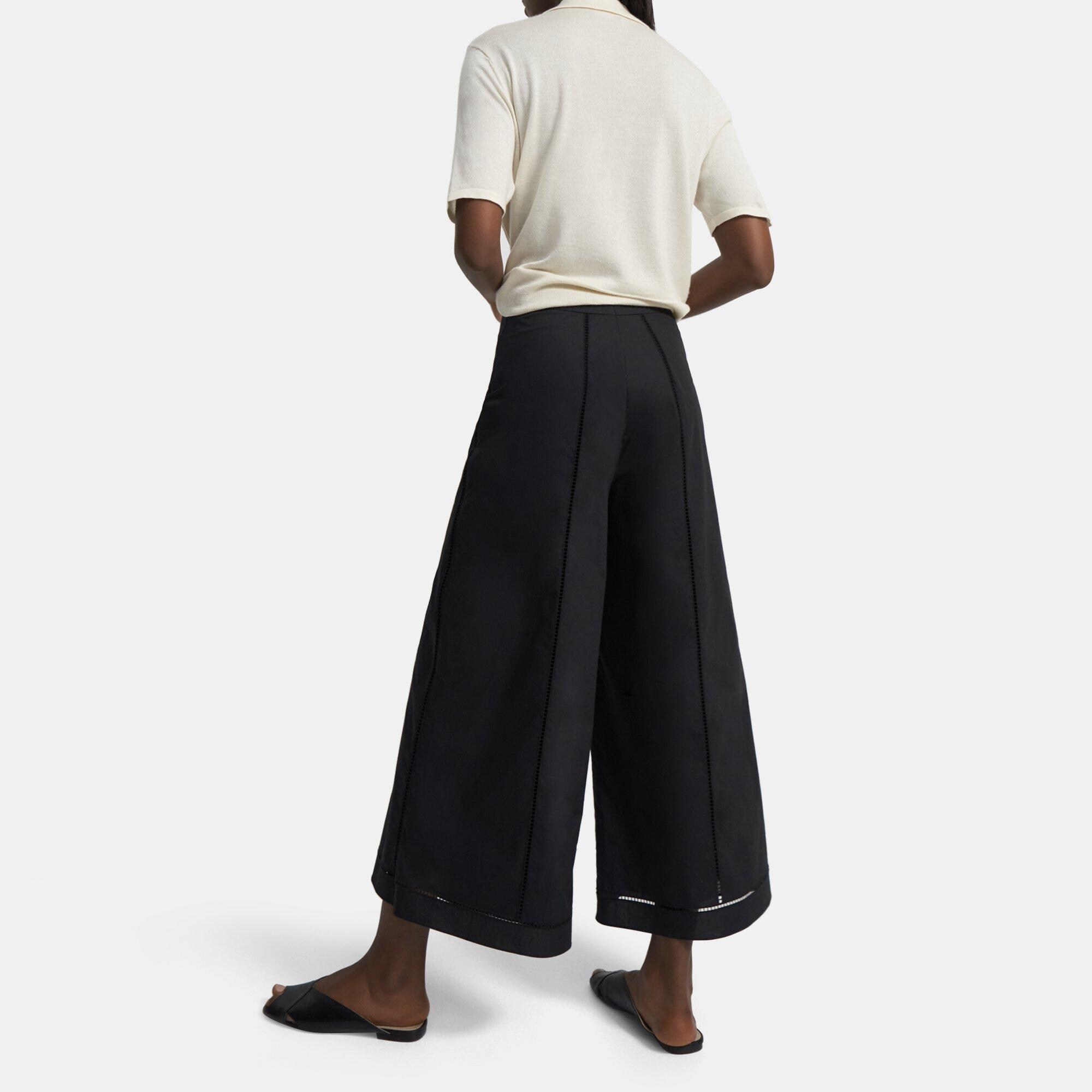 Eyelet Cotton Culotte | Theory