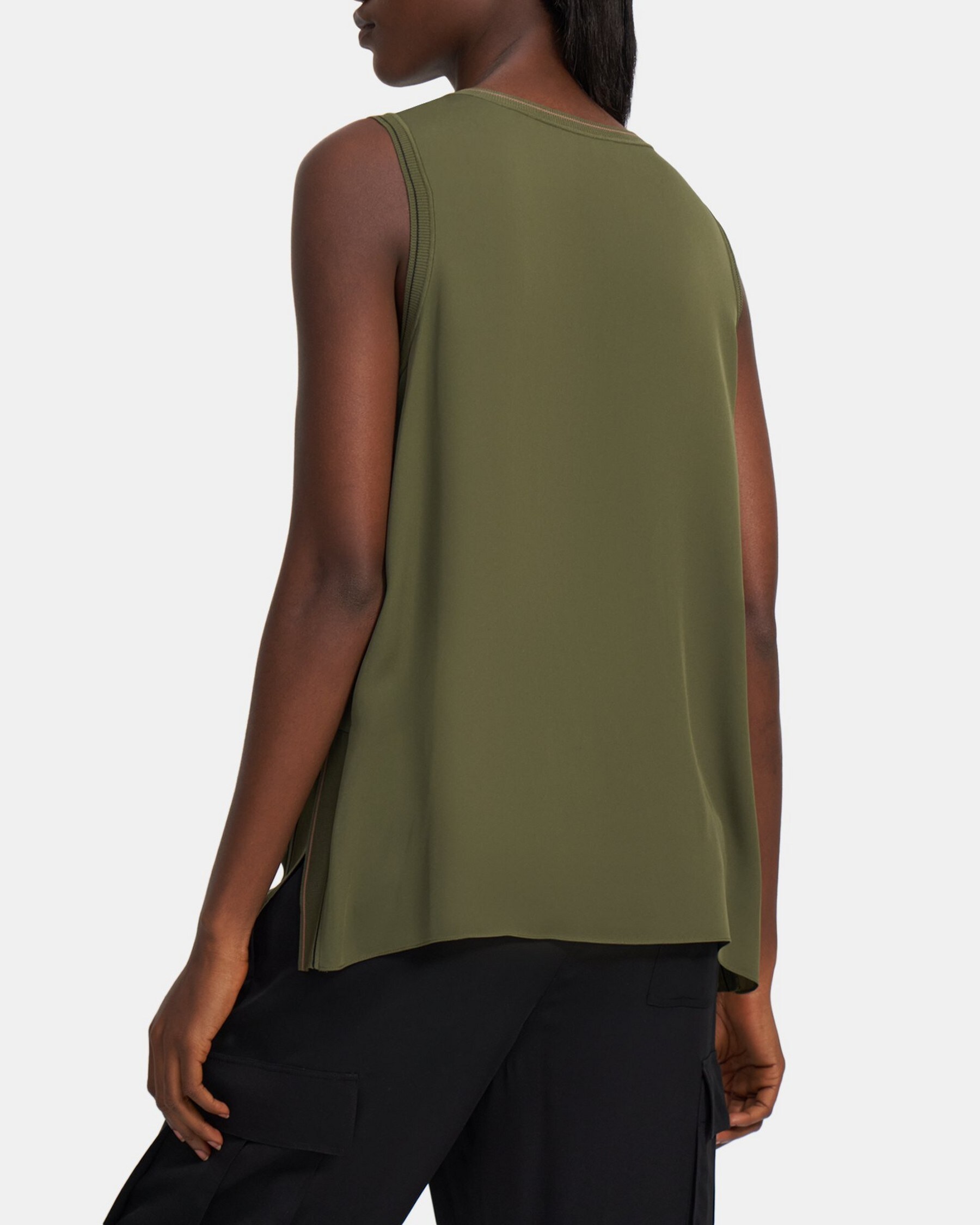 Combo Shell Top in Silk