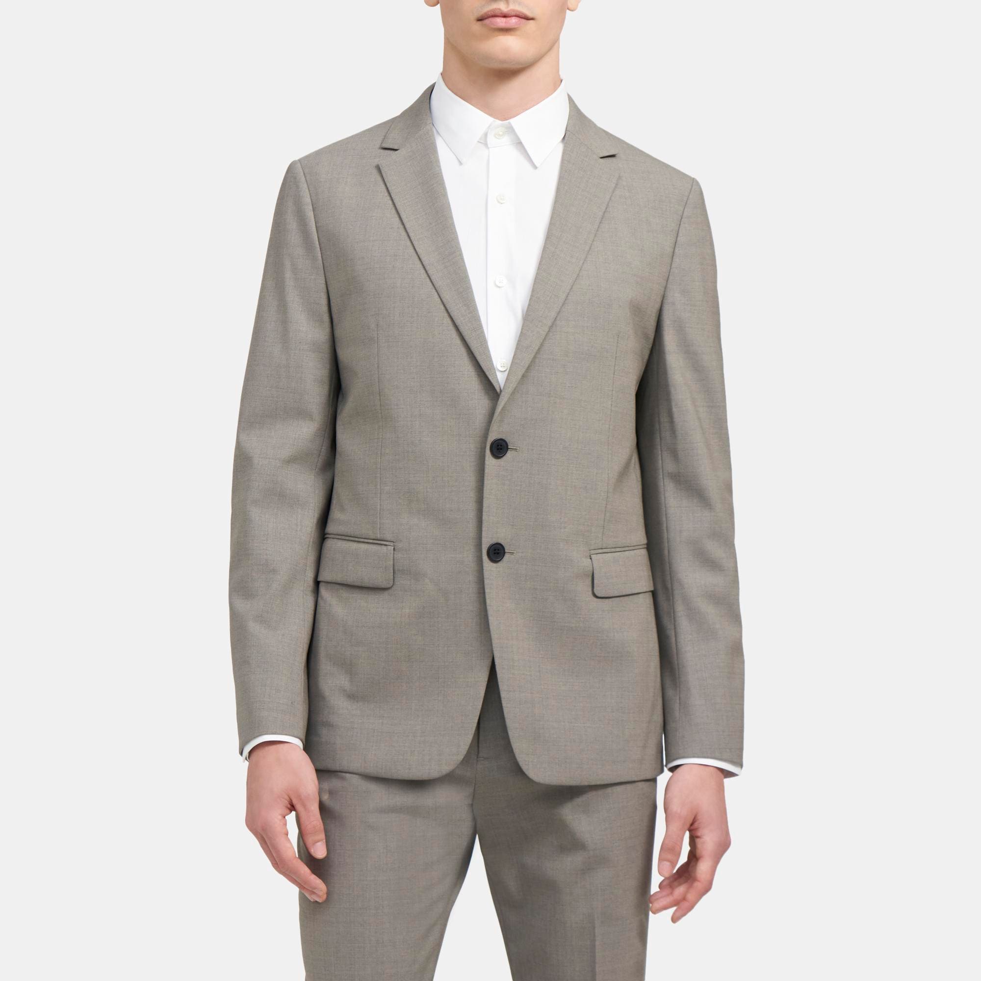 Theory Outlet Official Site | Unstructured Suit Jacket in Stretch Wool