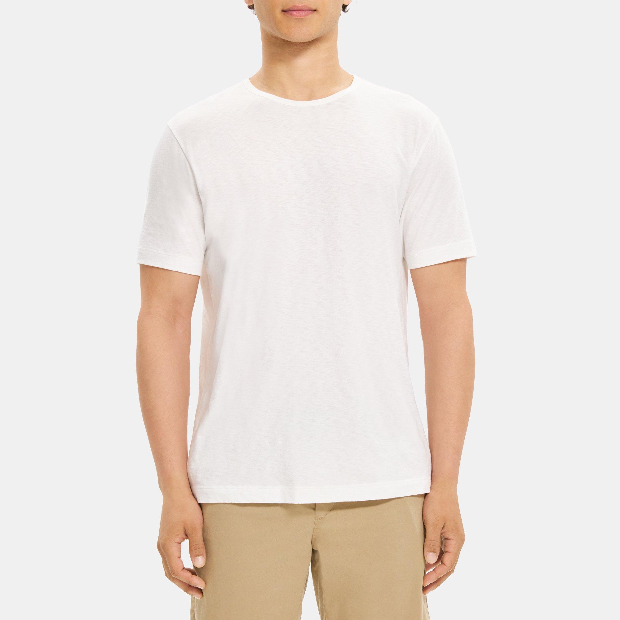 Theory Relaxed Tee in Slub Cotton