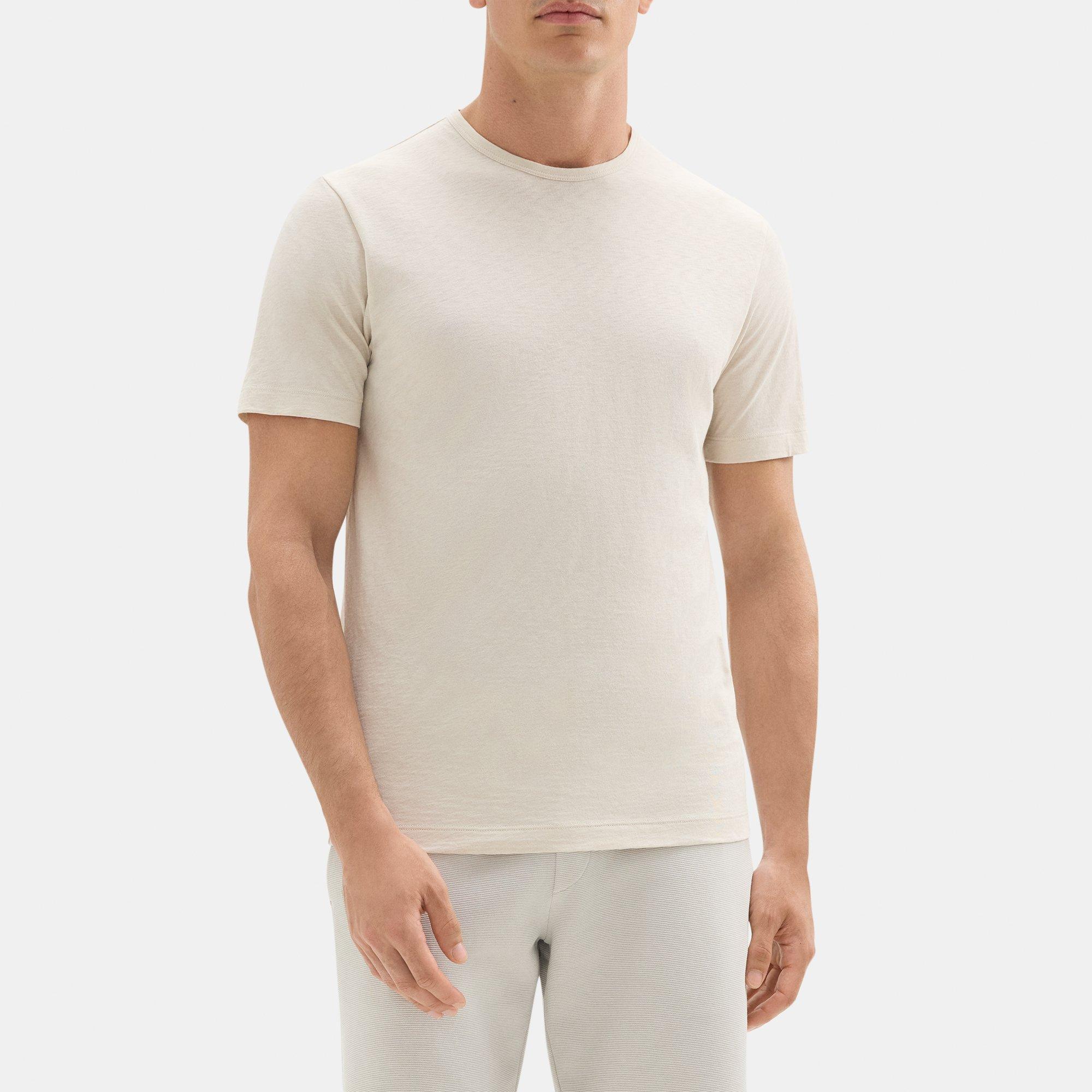 띠어리 Theory Relaxed Tee in Slub Cotton,MOON