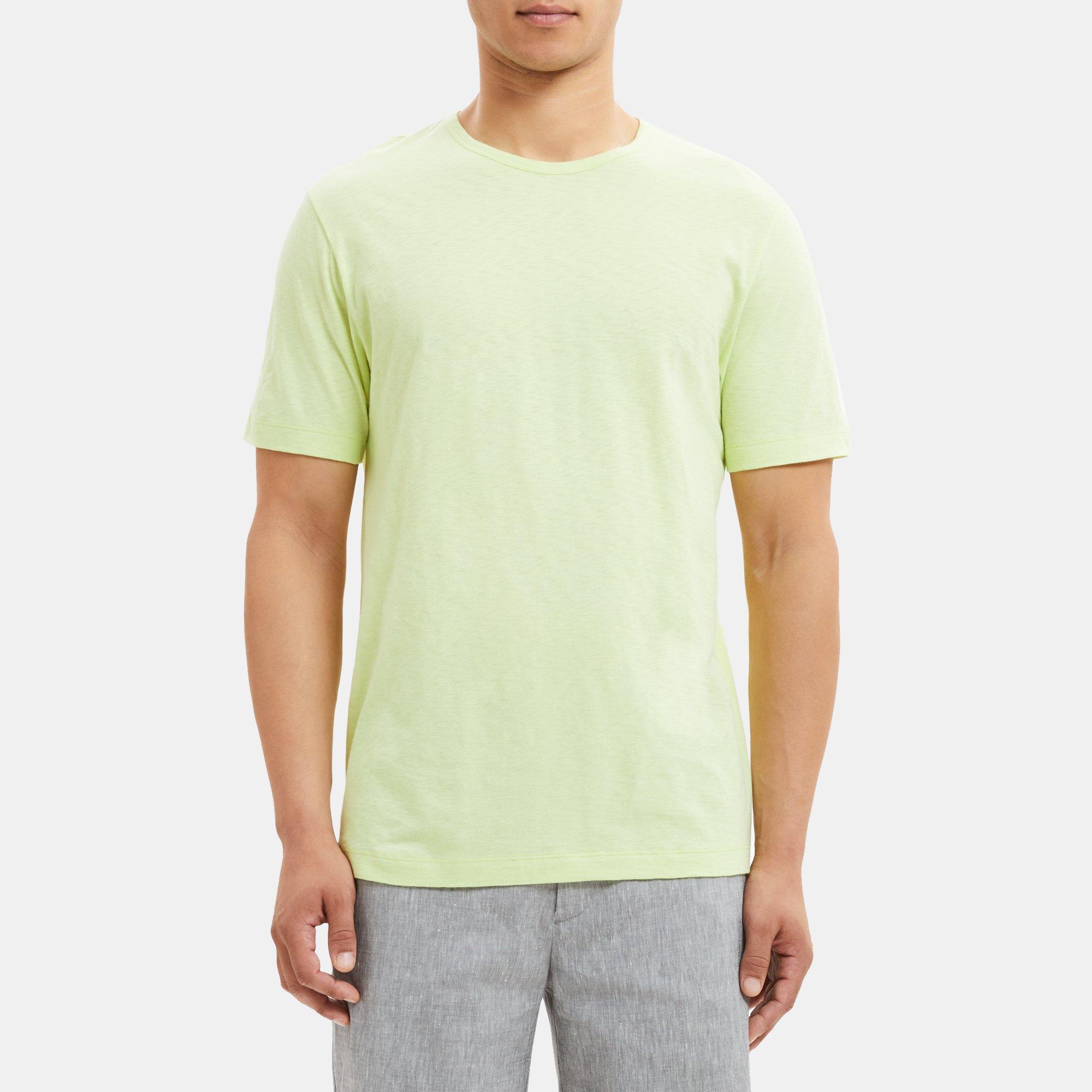 띠어리 Theory Relaxed Tee in Slub Cotton,LIME