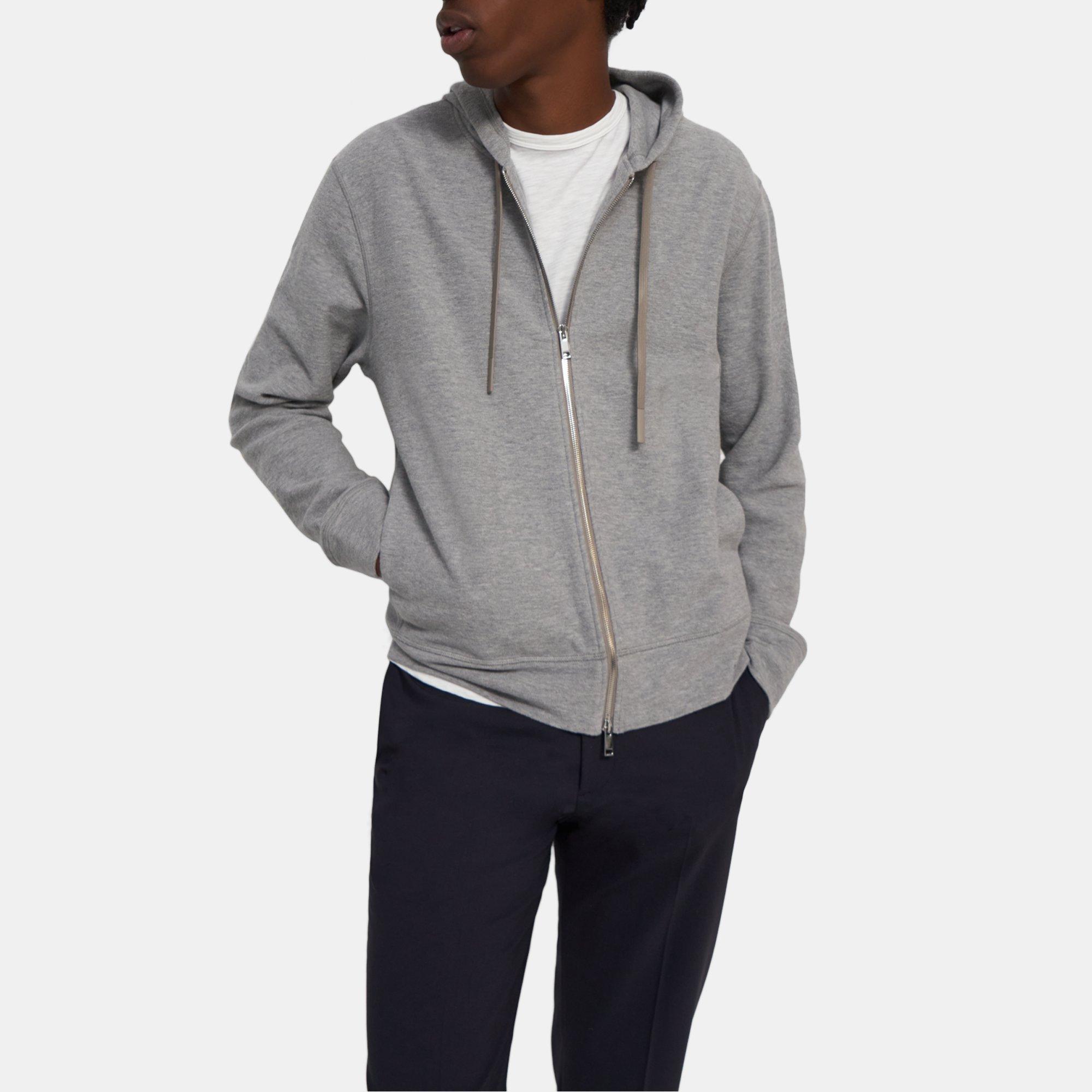 Cotton Terry Zip-Up Hoodie